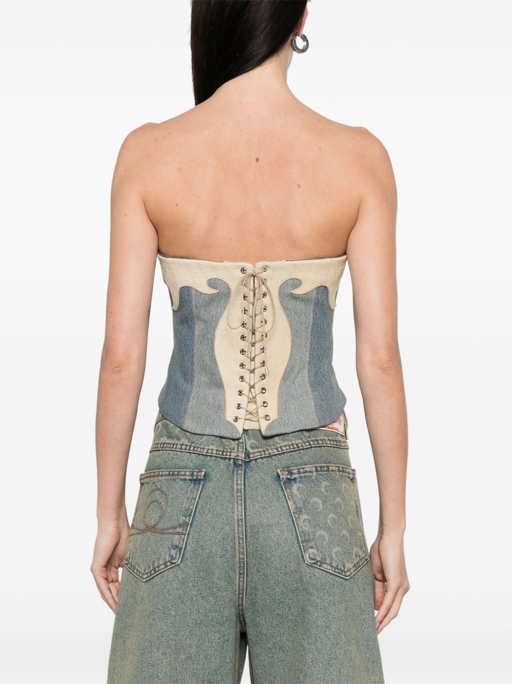 Regenerated denim top - 4