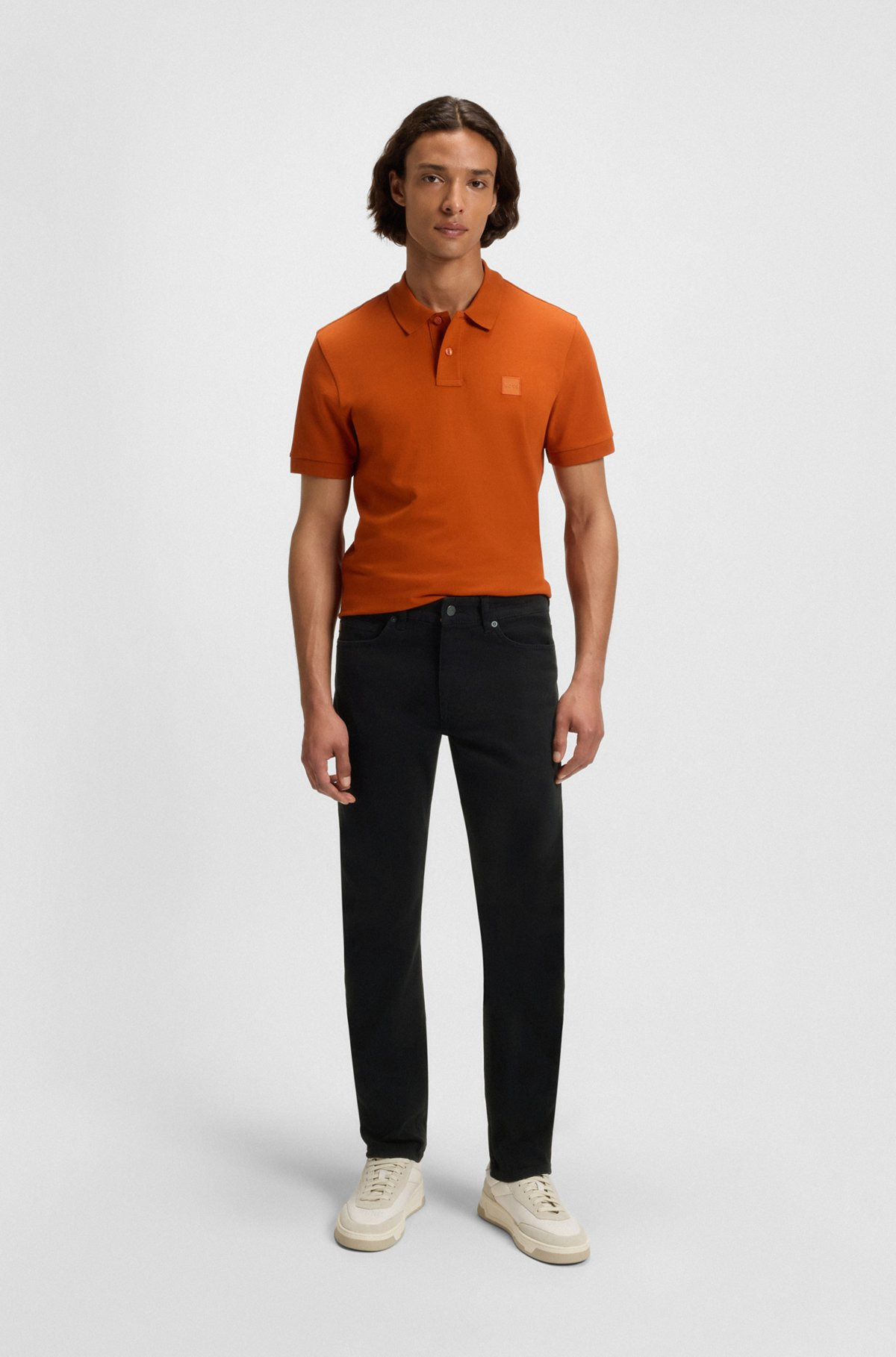 DELAWARE SLIM-FIT JEANS IN STAY-BLACK COMFORT-STRETCH DENIM - 3