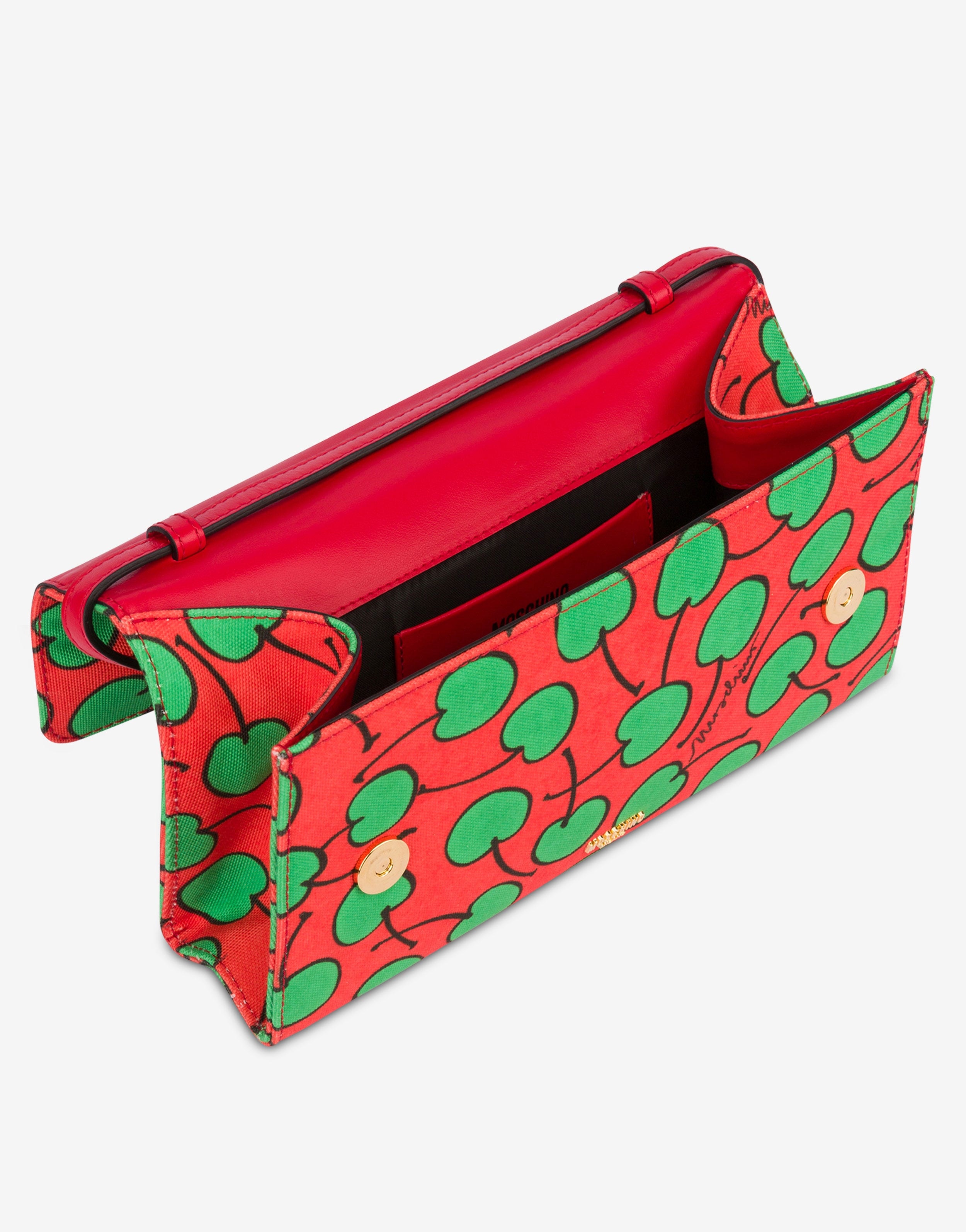 ALL-OVER CHERRY CANVAS SHOULDER BAG - 3