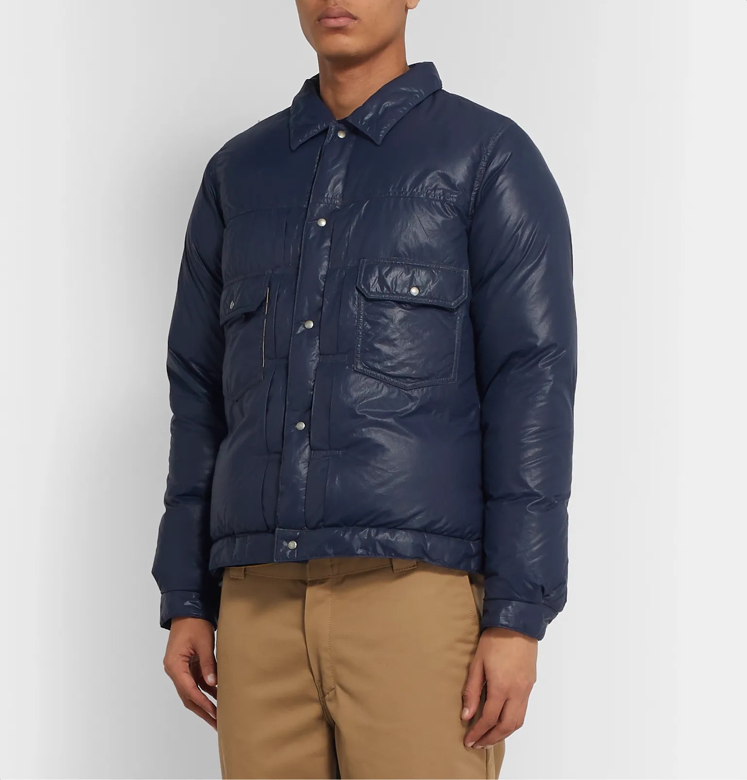 Quilted Nylon-Shell Down Jacket - 4