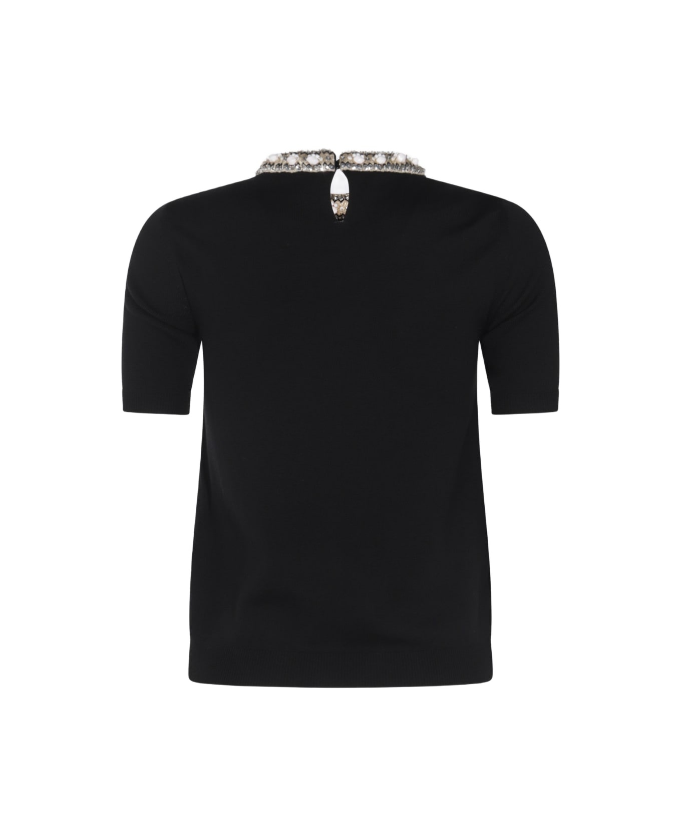 Black Wool Knitwear - 2