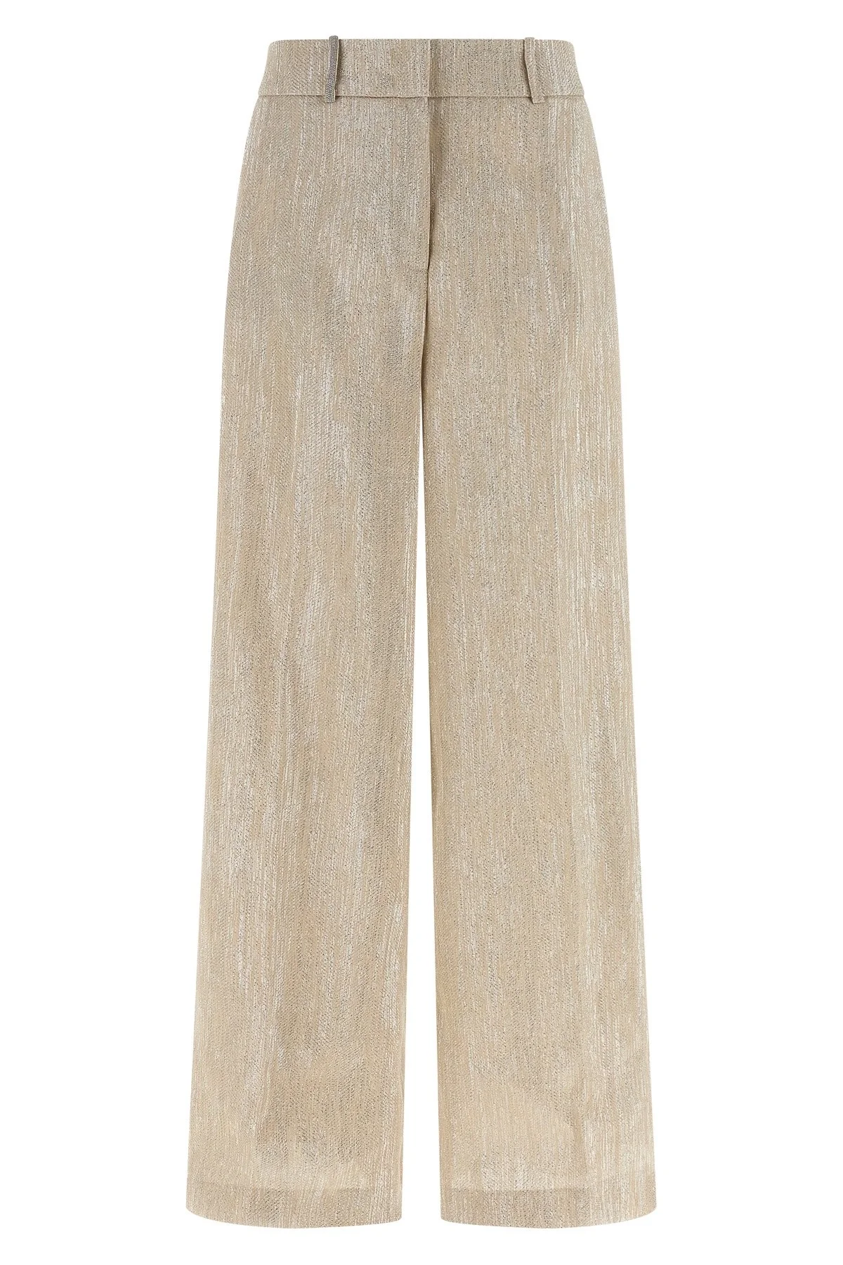 Lamé thread trousers - 1