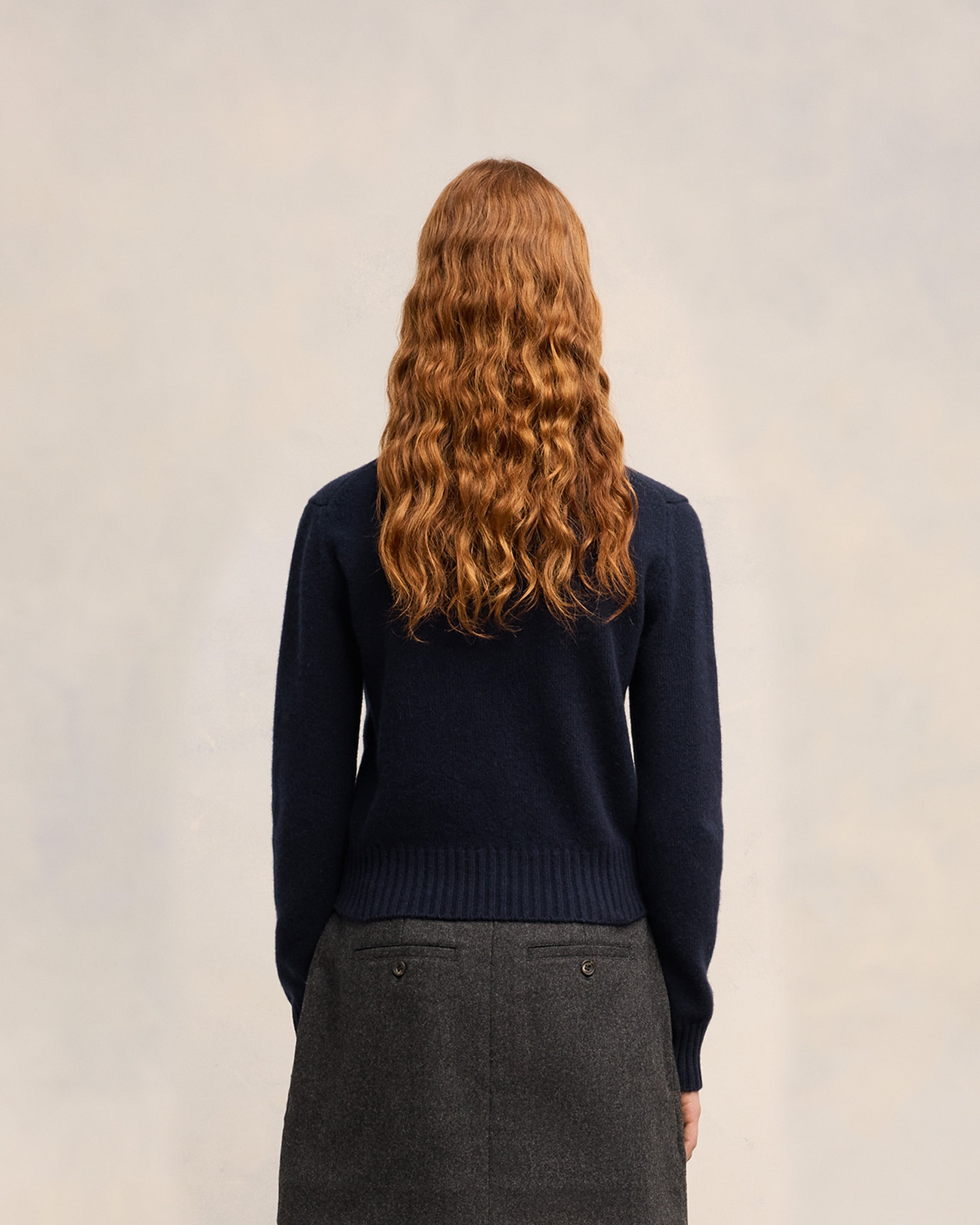 CASHMERE AMI DE COEUR TURTLE NECK SWEATER - 5