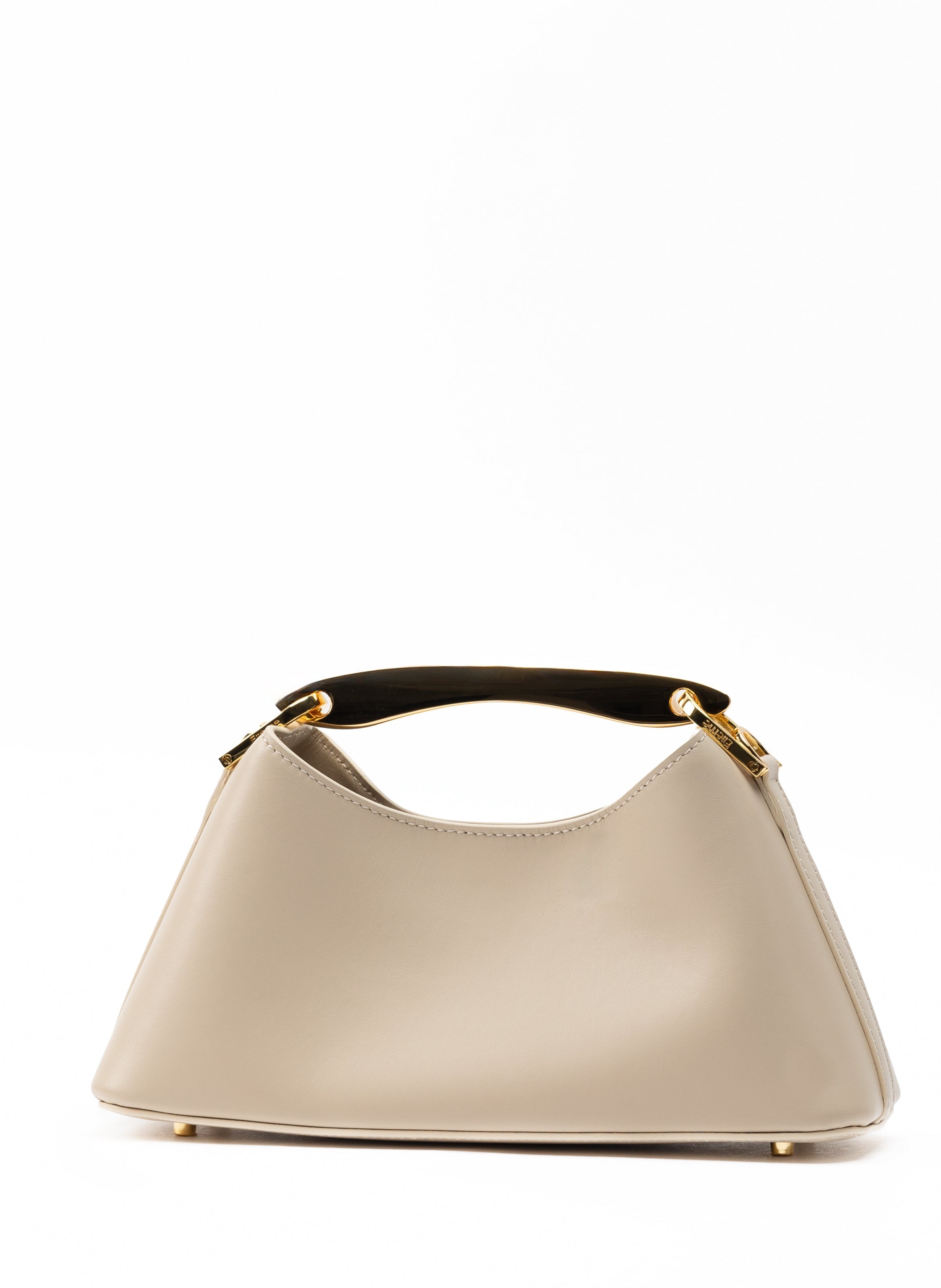 Mini Boomerang Leather Sesame - 2