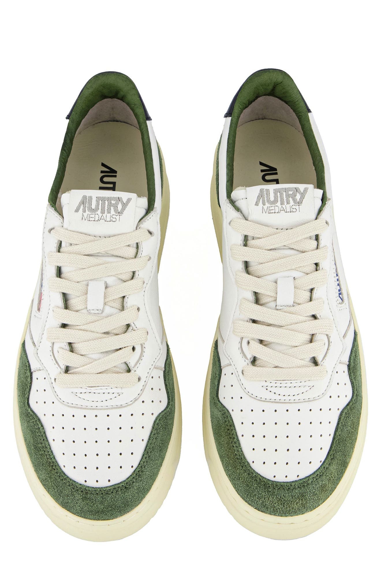 AUTRY Medalist Low Sneaker in Mil/Black at Nordstrom - 4