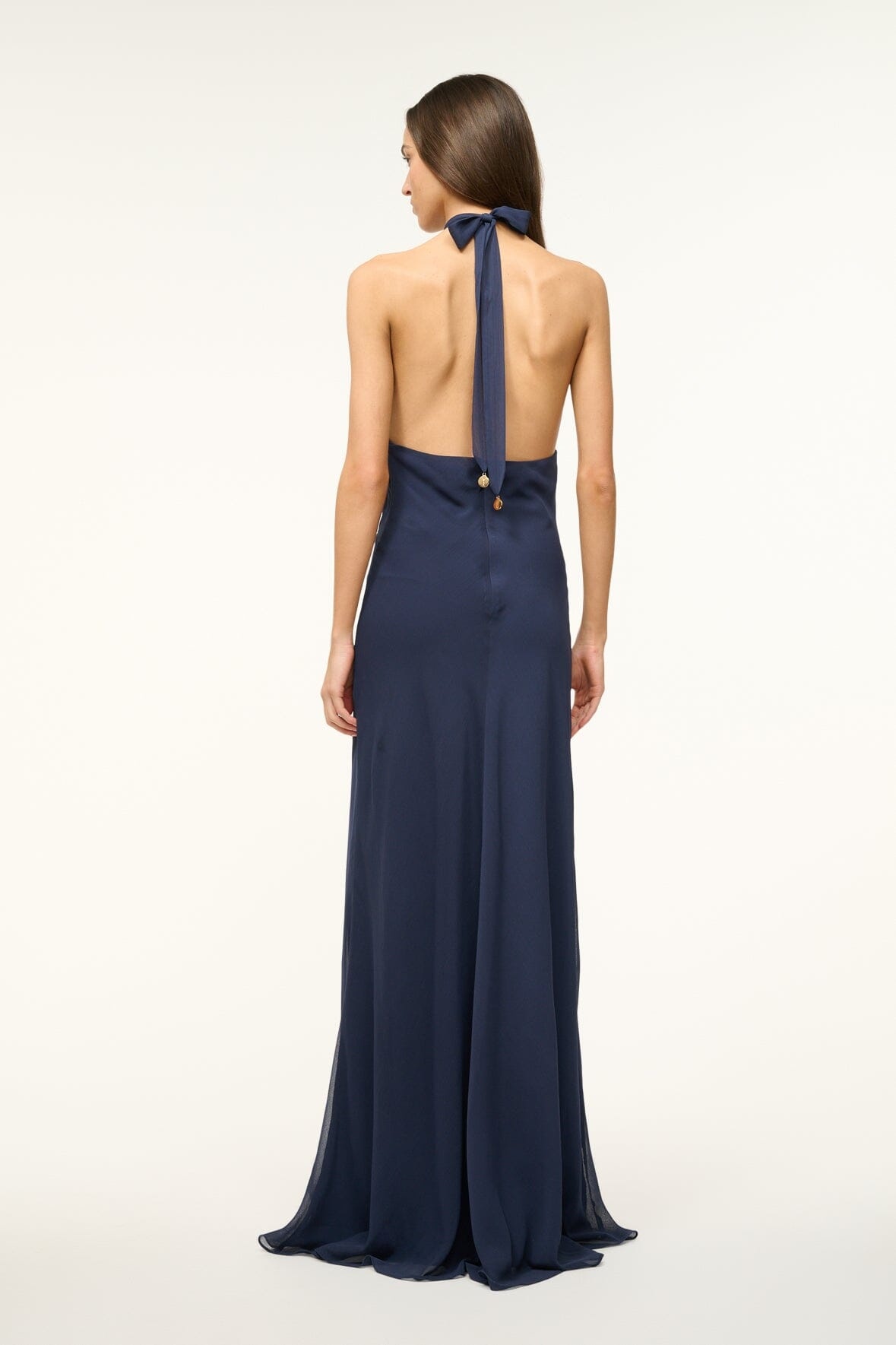 STAUD DAWN DRESS NAVY - 3