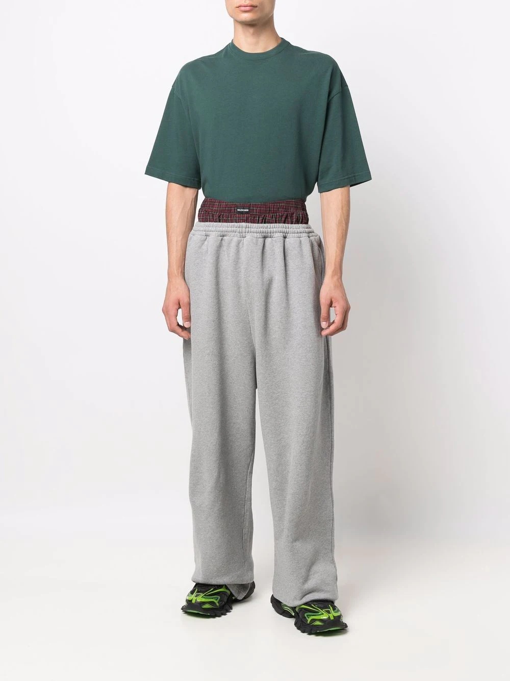 Trompe l'oeil track trousers - 2