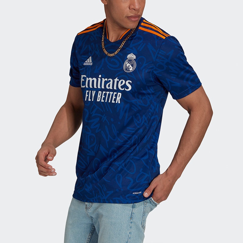 adidas Real Madrid SW Fan Edition Away Jerseys 'Blue' H40942 - 6