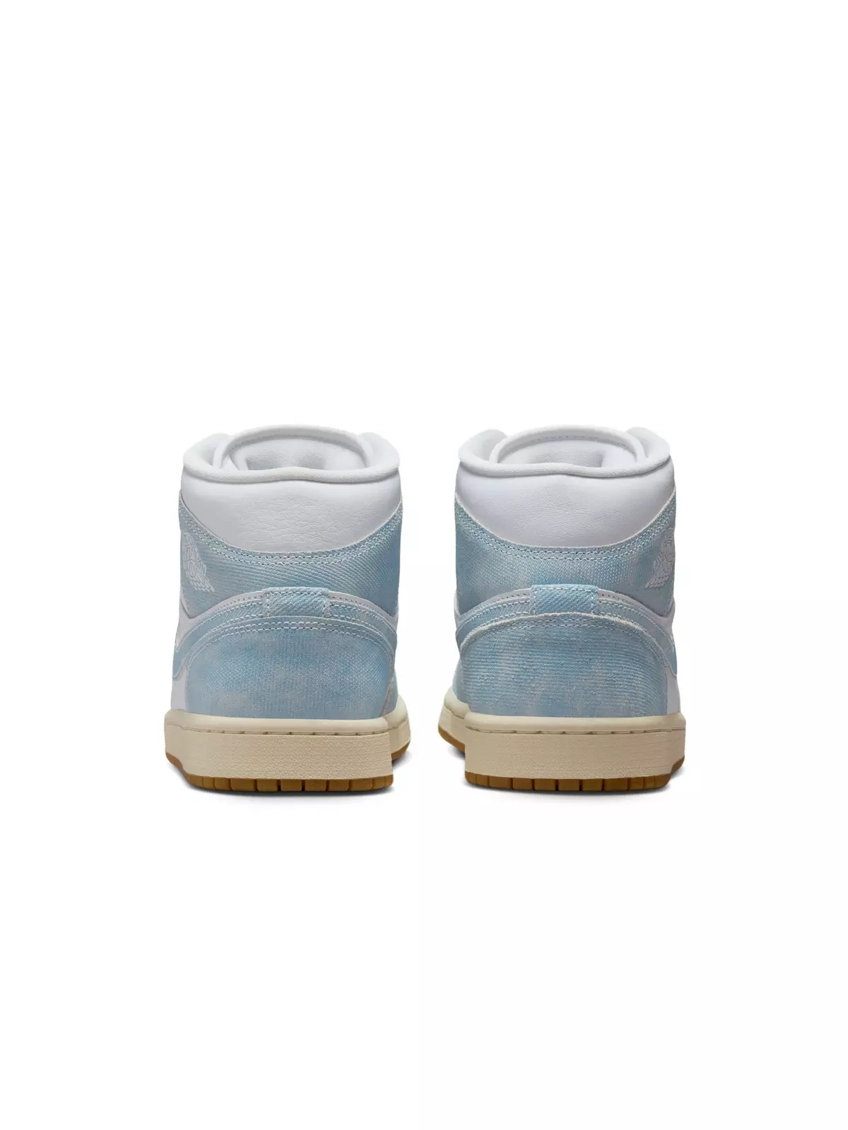 1 Mid SE "White/Worn Blue/Sail/Gum Light Brown" Women's Shoe - 7
