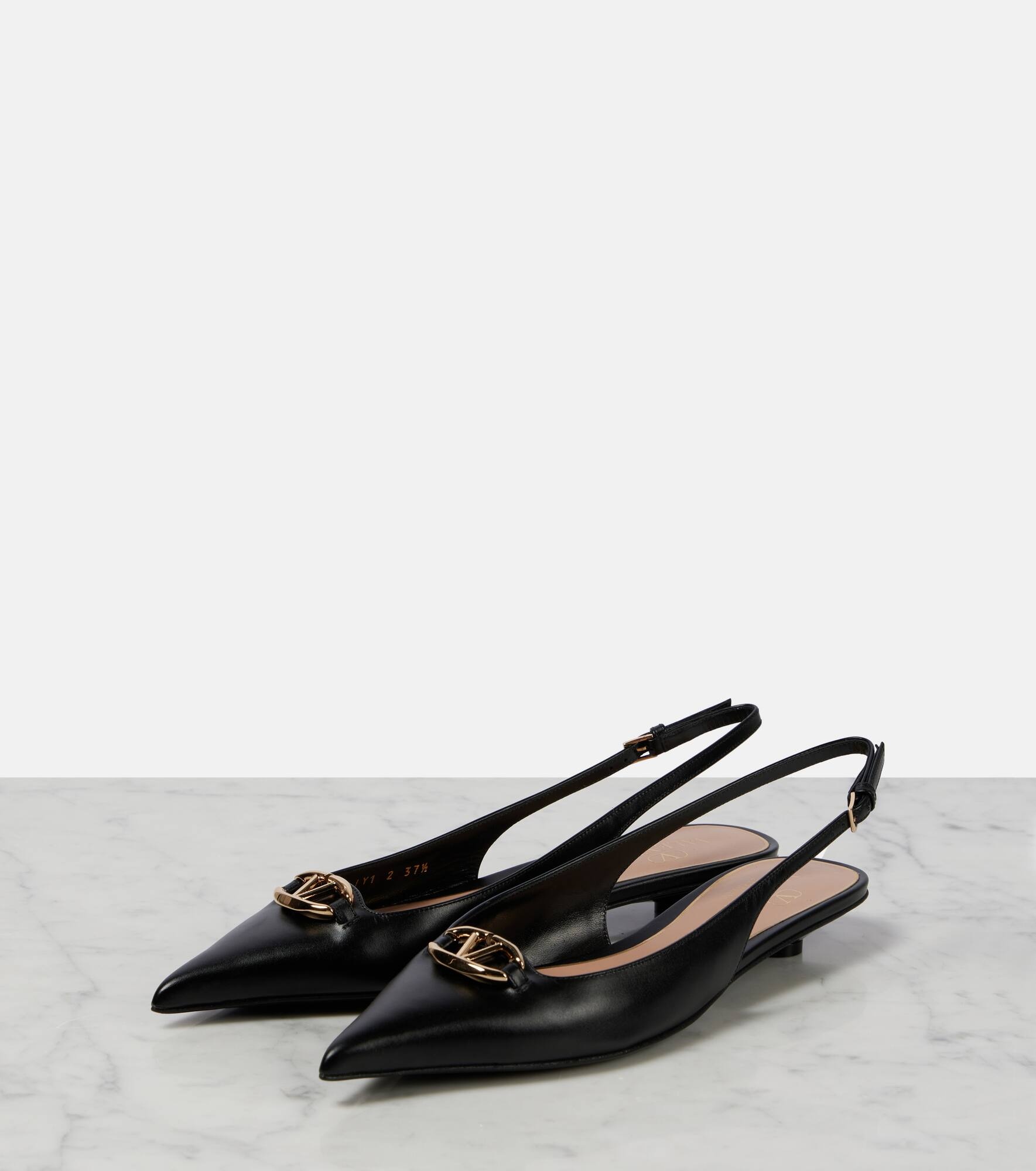 The Bold Edition VLogo 20 slingback flats - 5