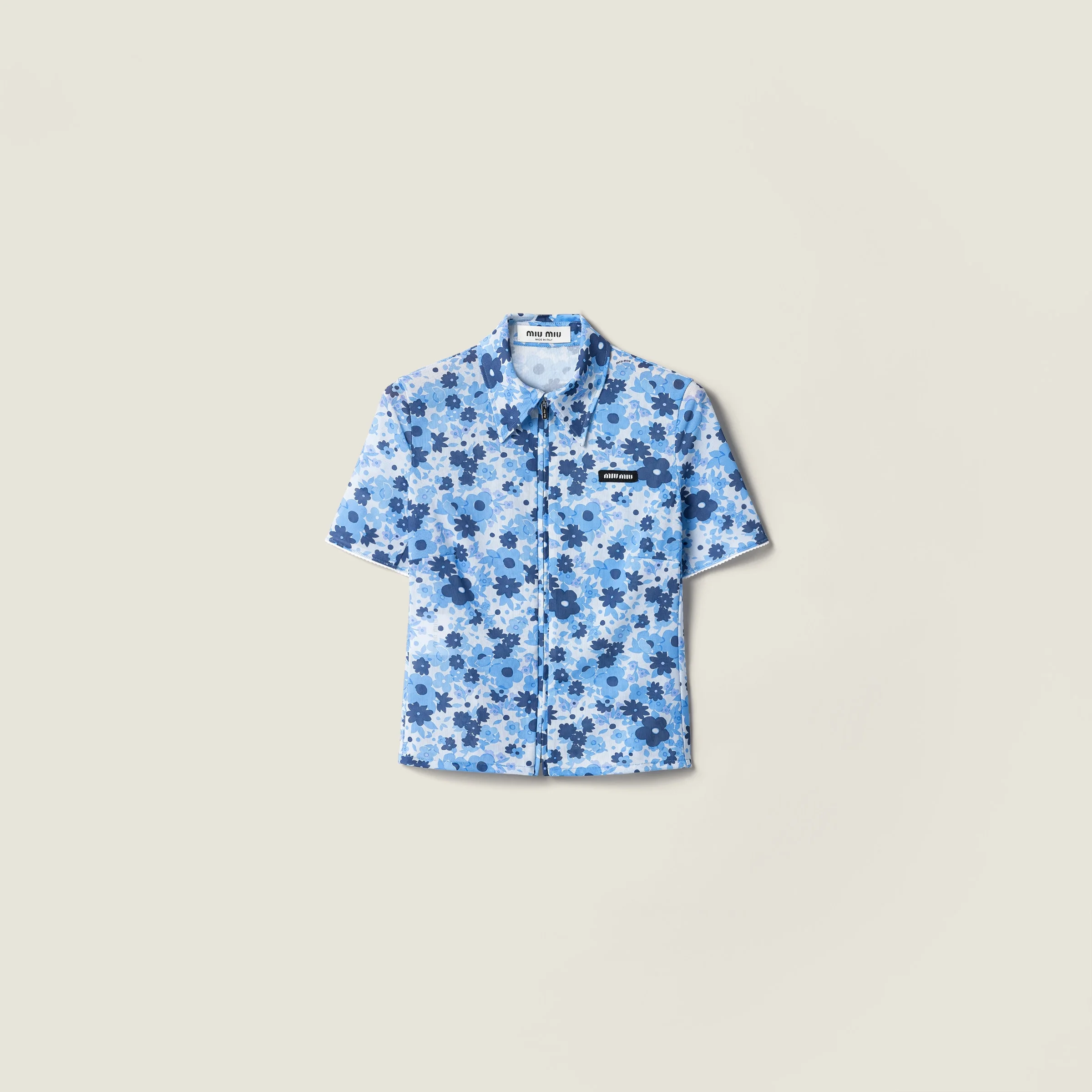 Stretch fabric shirt - 1