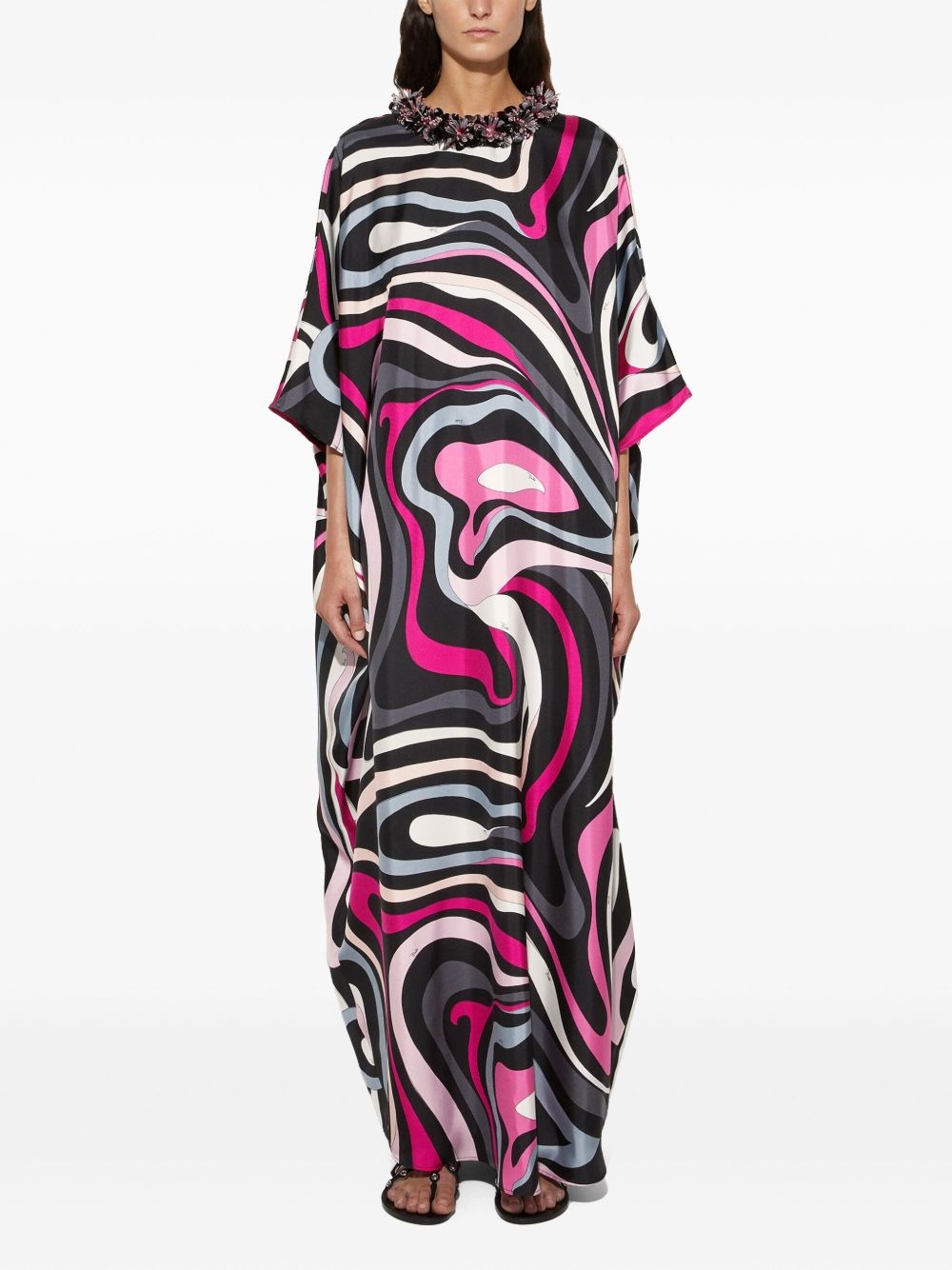 marmo-print dress - 2