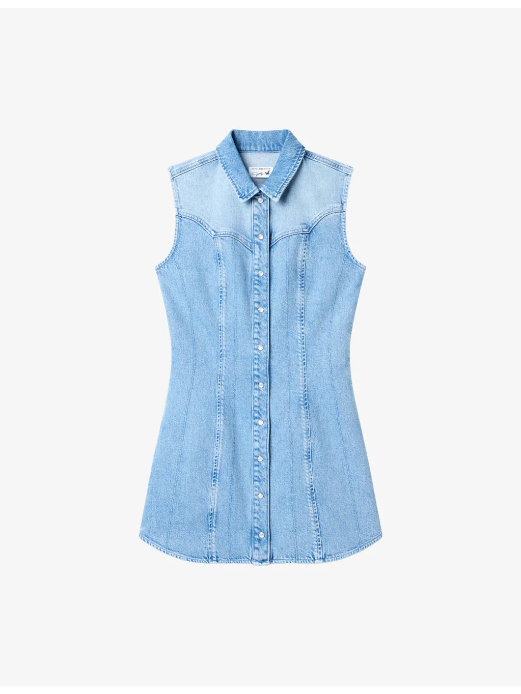 Dolly’s Joleans Sleeveless Collared Denim Mini Dress - 1