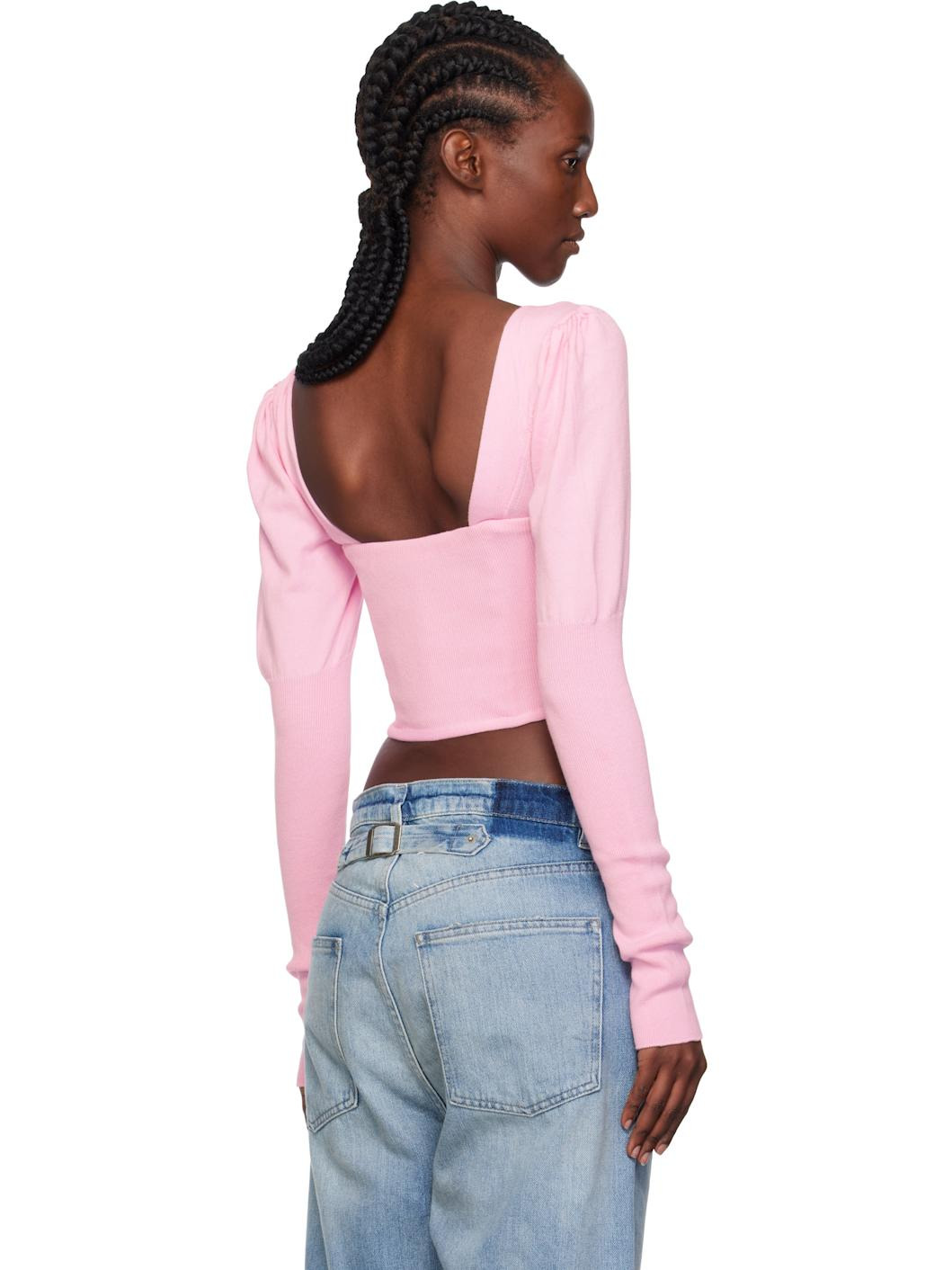 Pink Bea Corset Blouse - 3