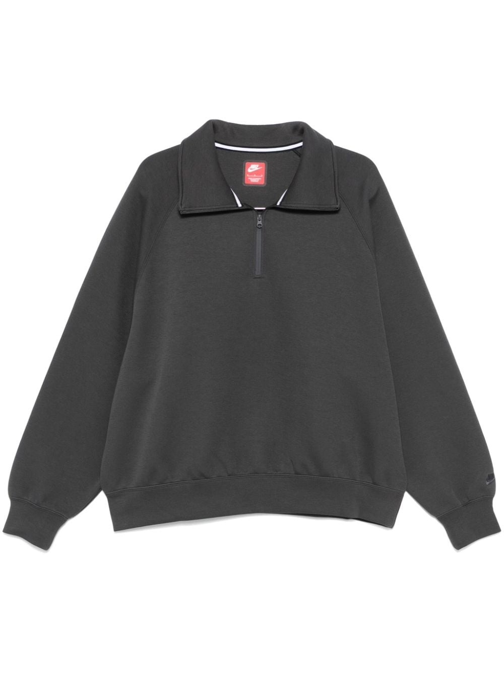 half-zip fleece sweatshirt - 1