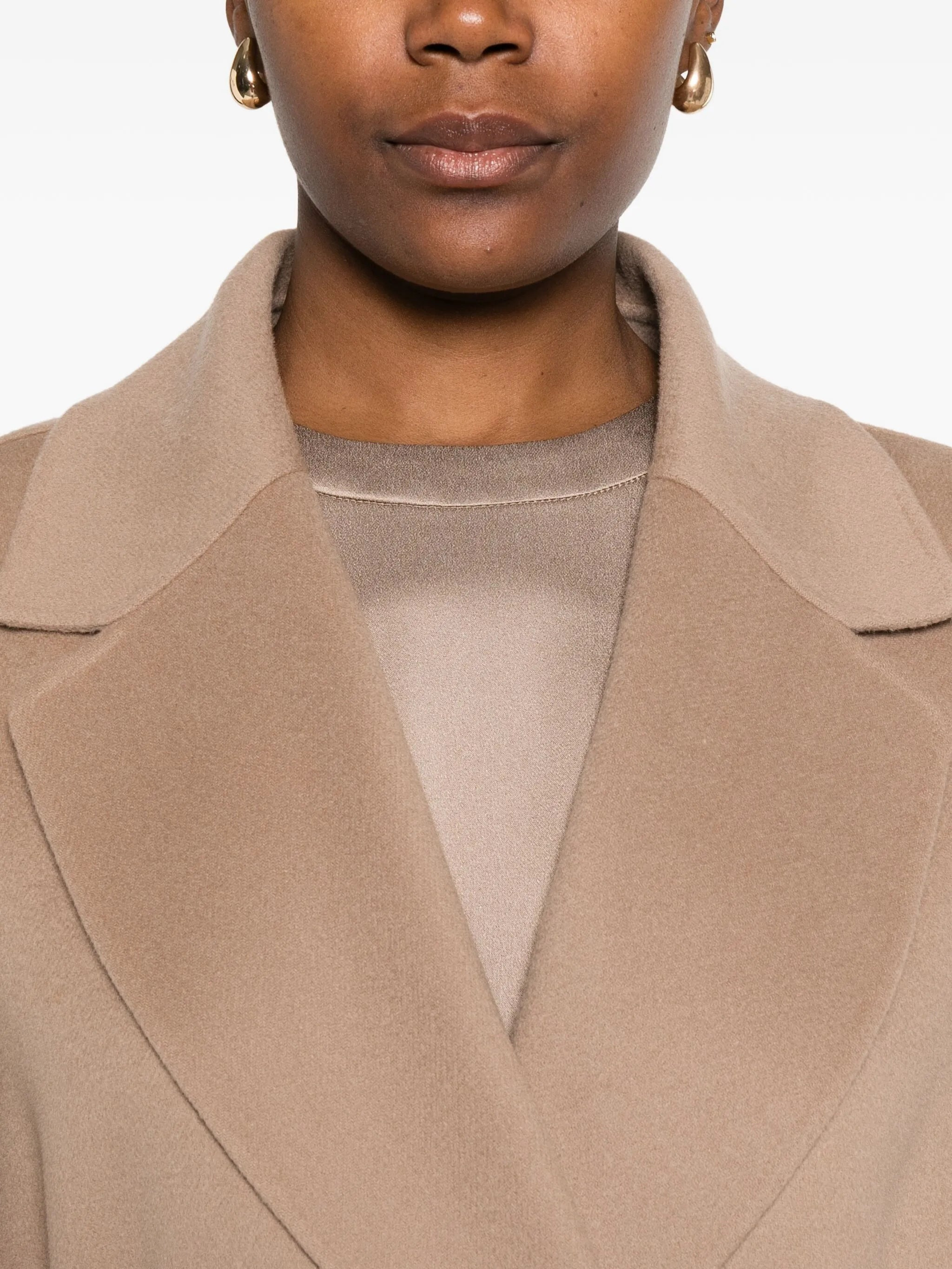 's Max Mara Belted Notched-lapel Coat - 2