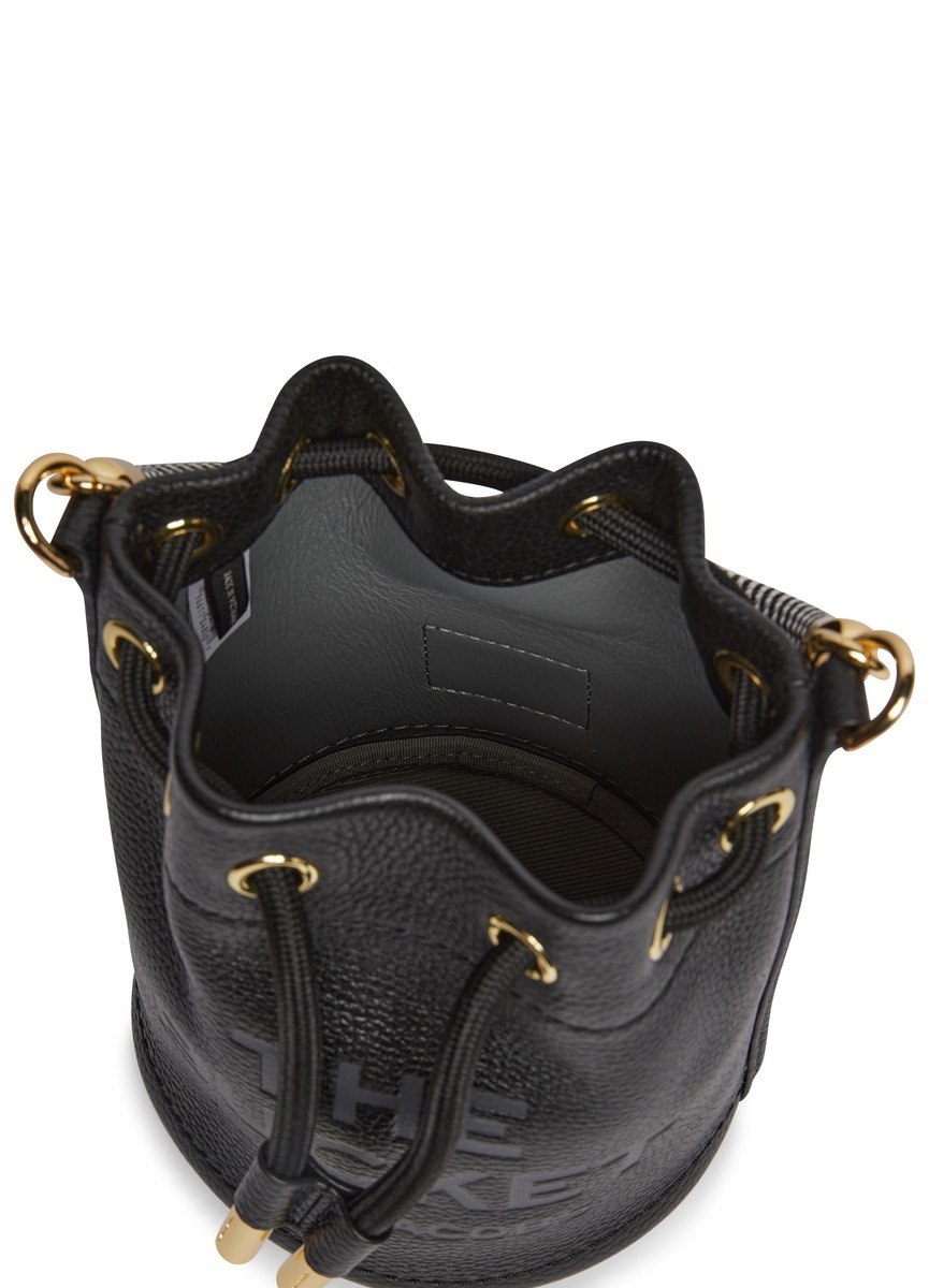 The Leather Mini Bucket Bag - 5