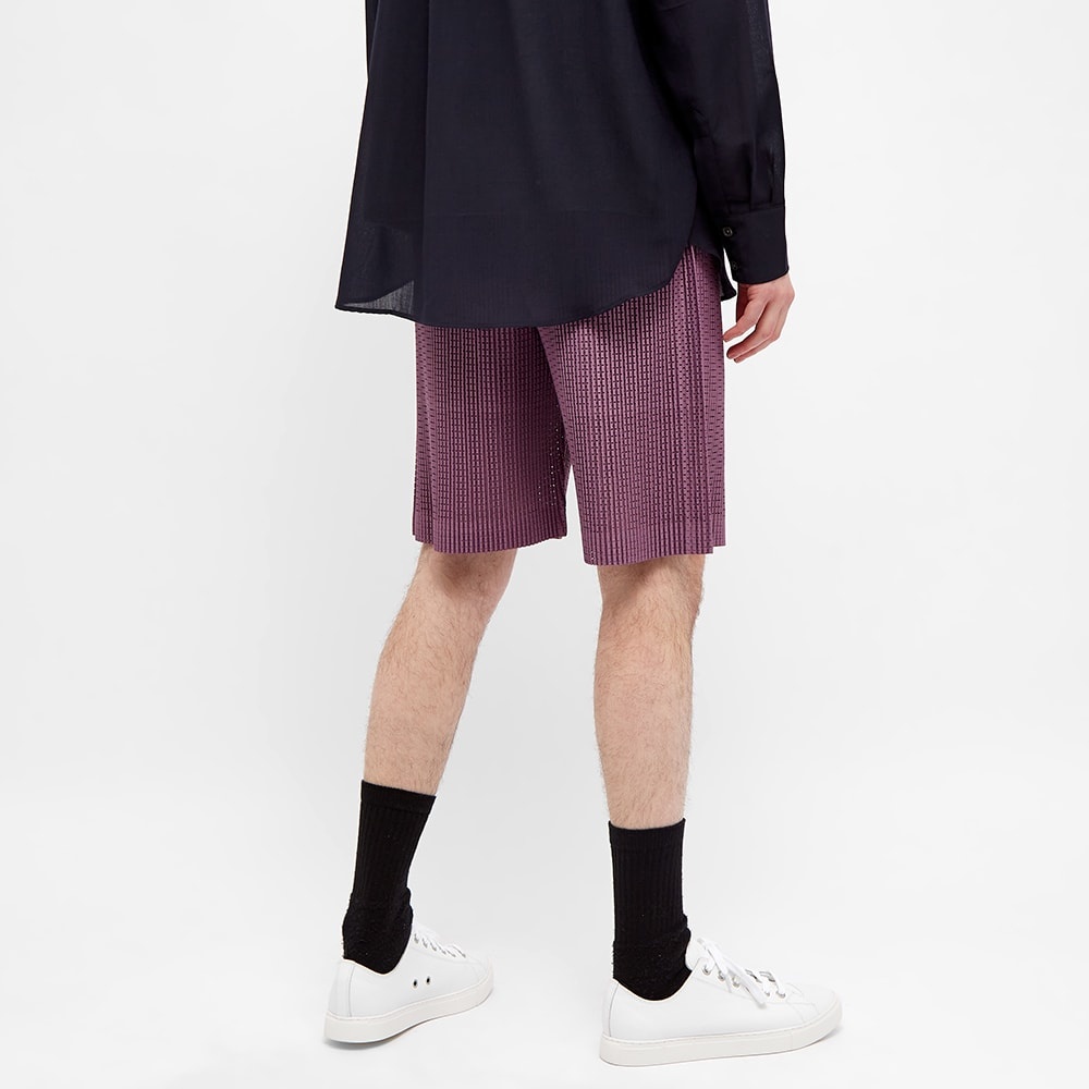 Homme Plissé Issey Miyake Colourful Mesh Pleated Shorts - 5