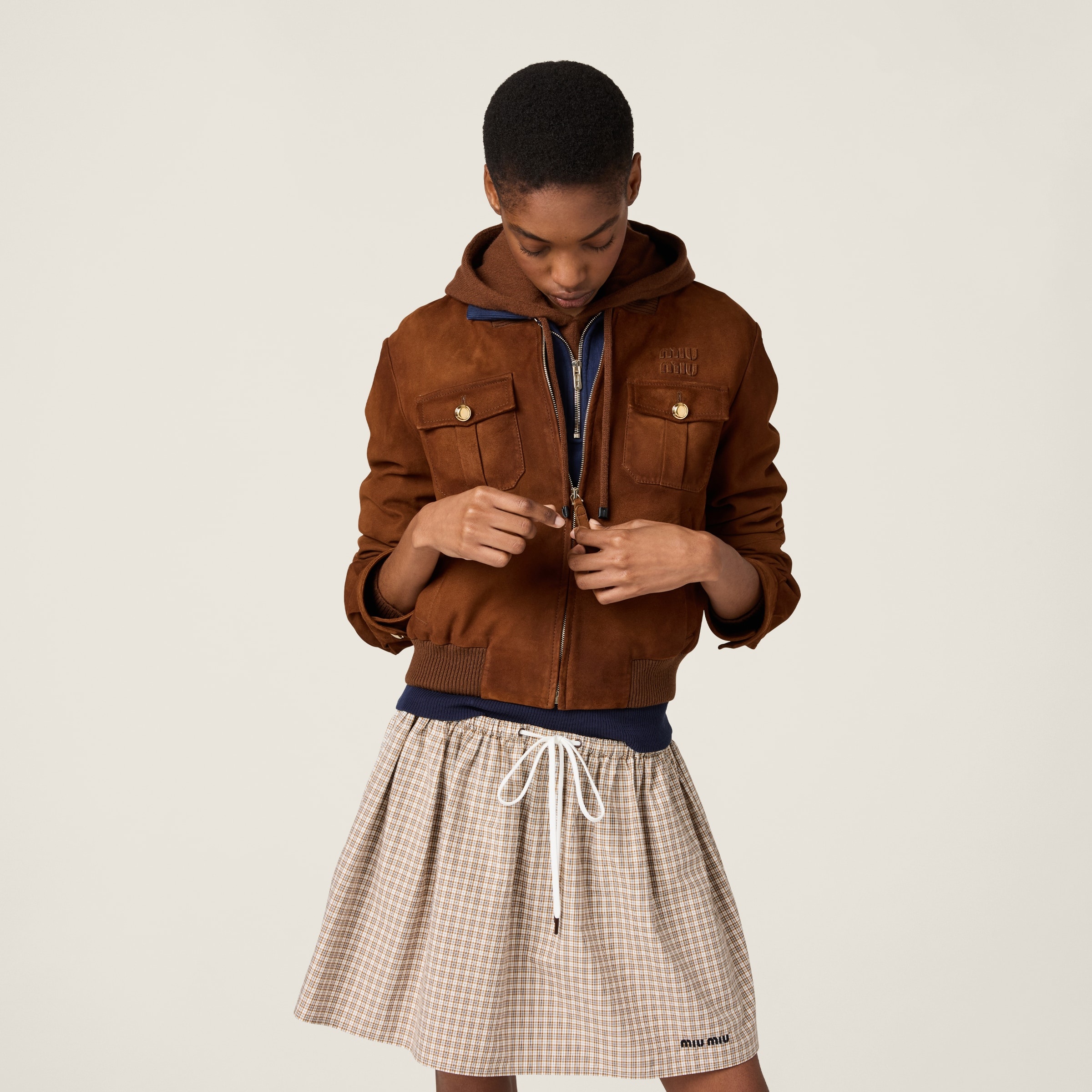 Waxed suede jacket - 5