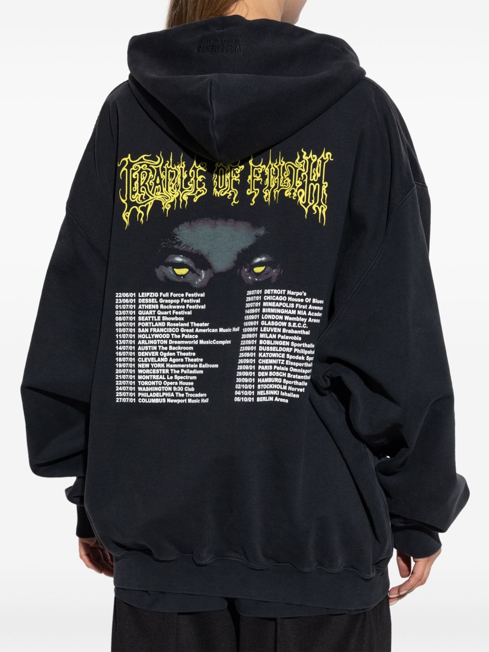 graphic-print zip-up hoodie - 4