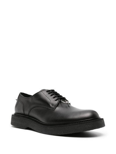 Neil Barrett ring-hardware detailing leather derby shoes outlook