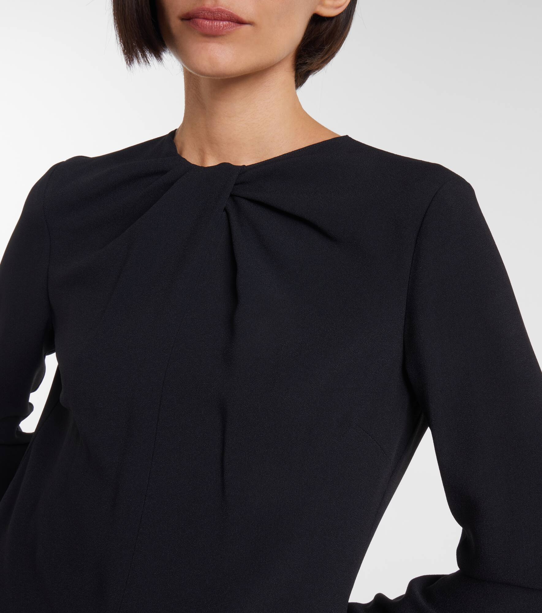 Gathered midi dress - 4