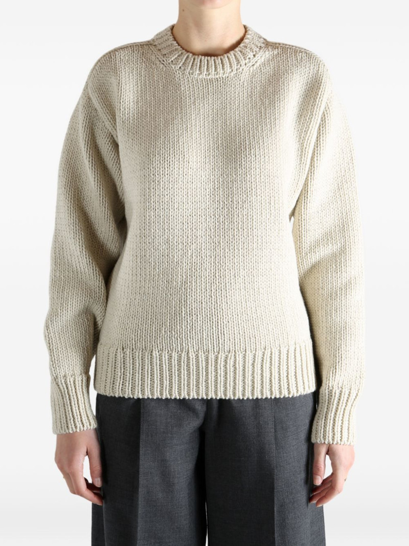 AURALEE crew-neck sweater outlook