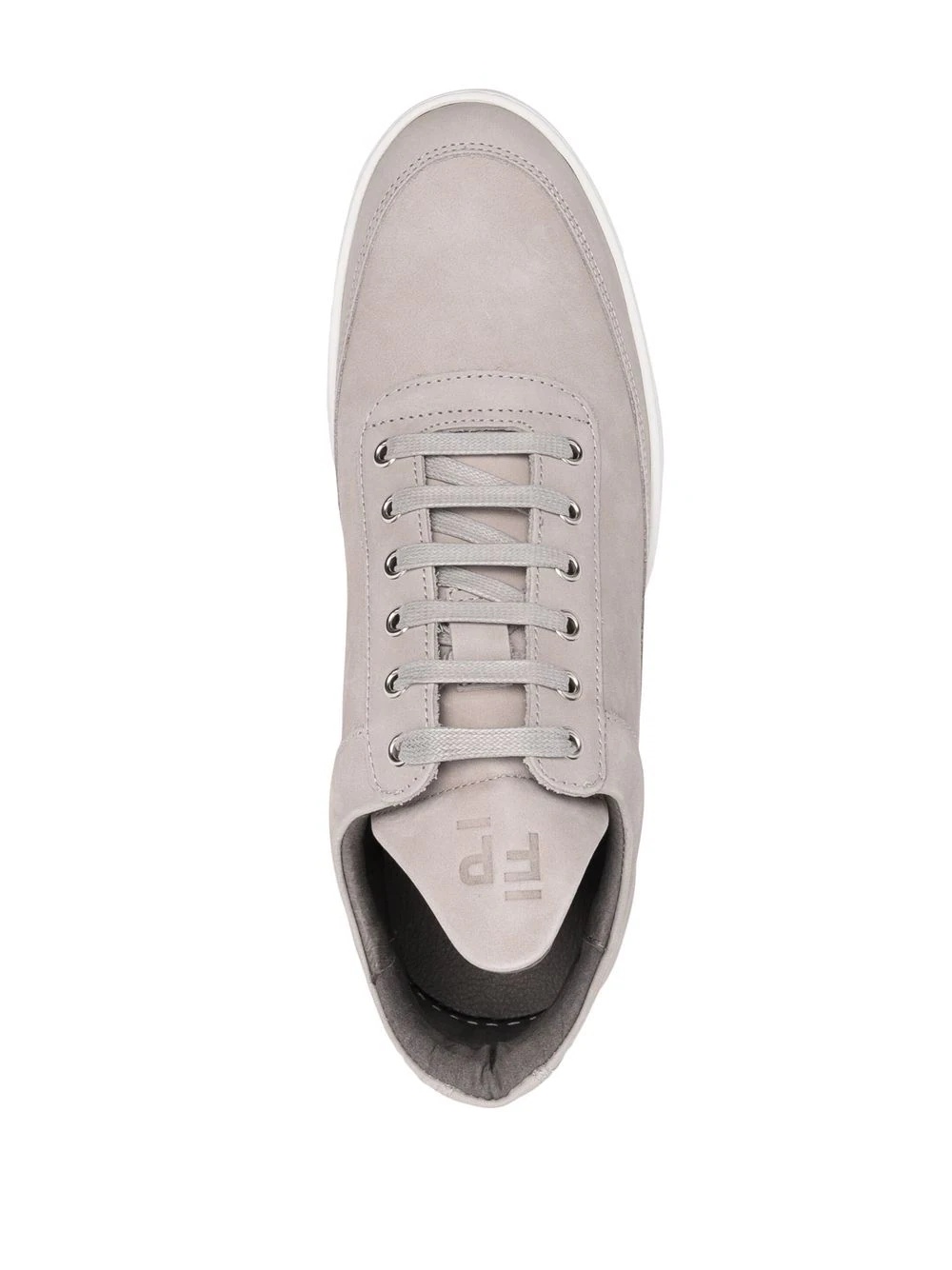 leather high-top sneakers - 4