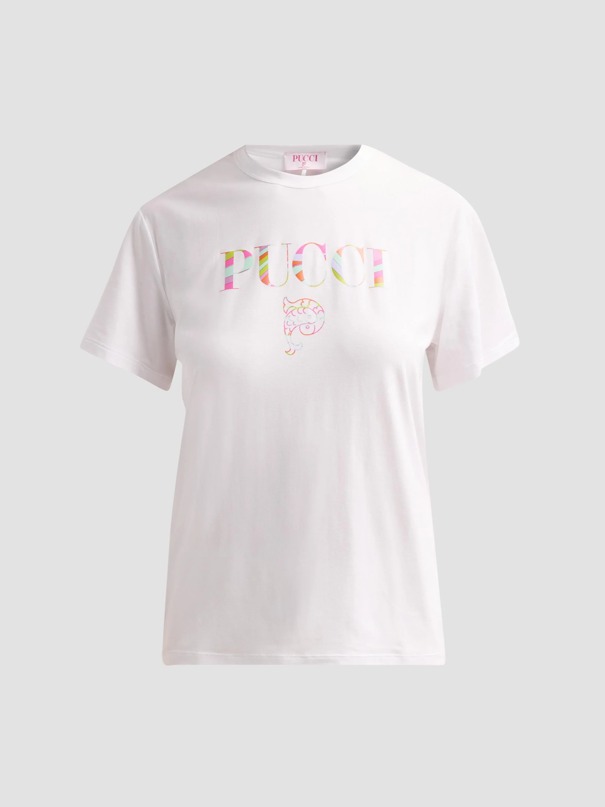 Women's L'Alba Logo Stretch-Jersey Crewneck T-Shirt - Bianco - 1