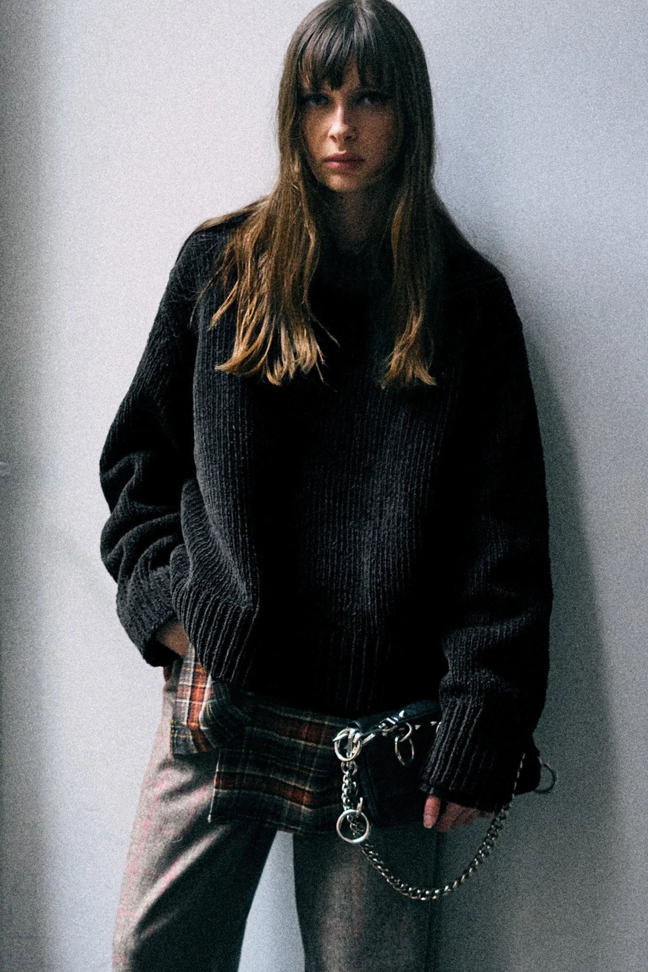 Boxy Crewneck Sweater - 1