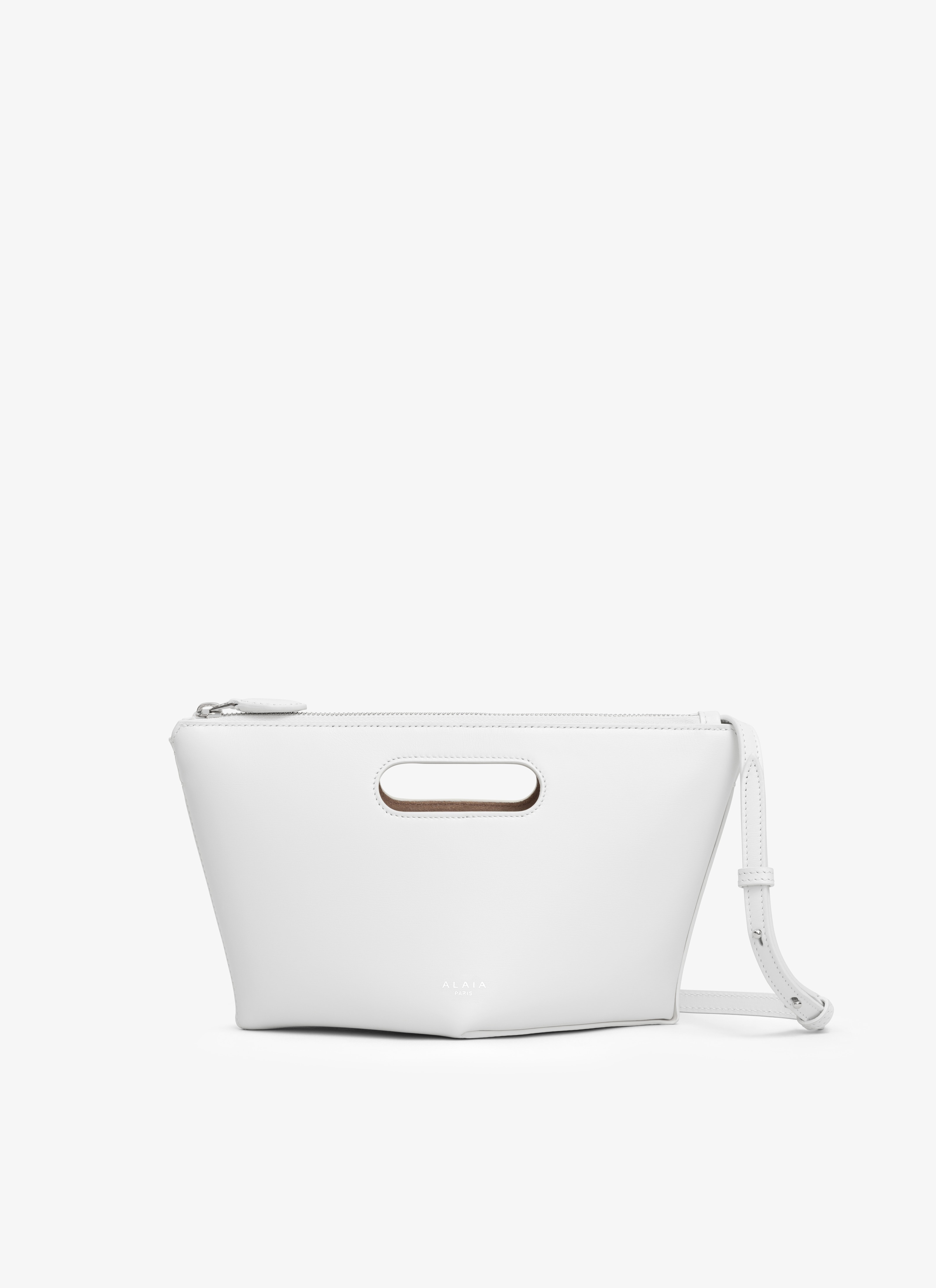 FOLDED ZIPPED BAG IN CALFSKIN - 1