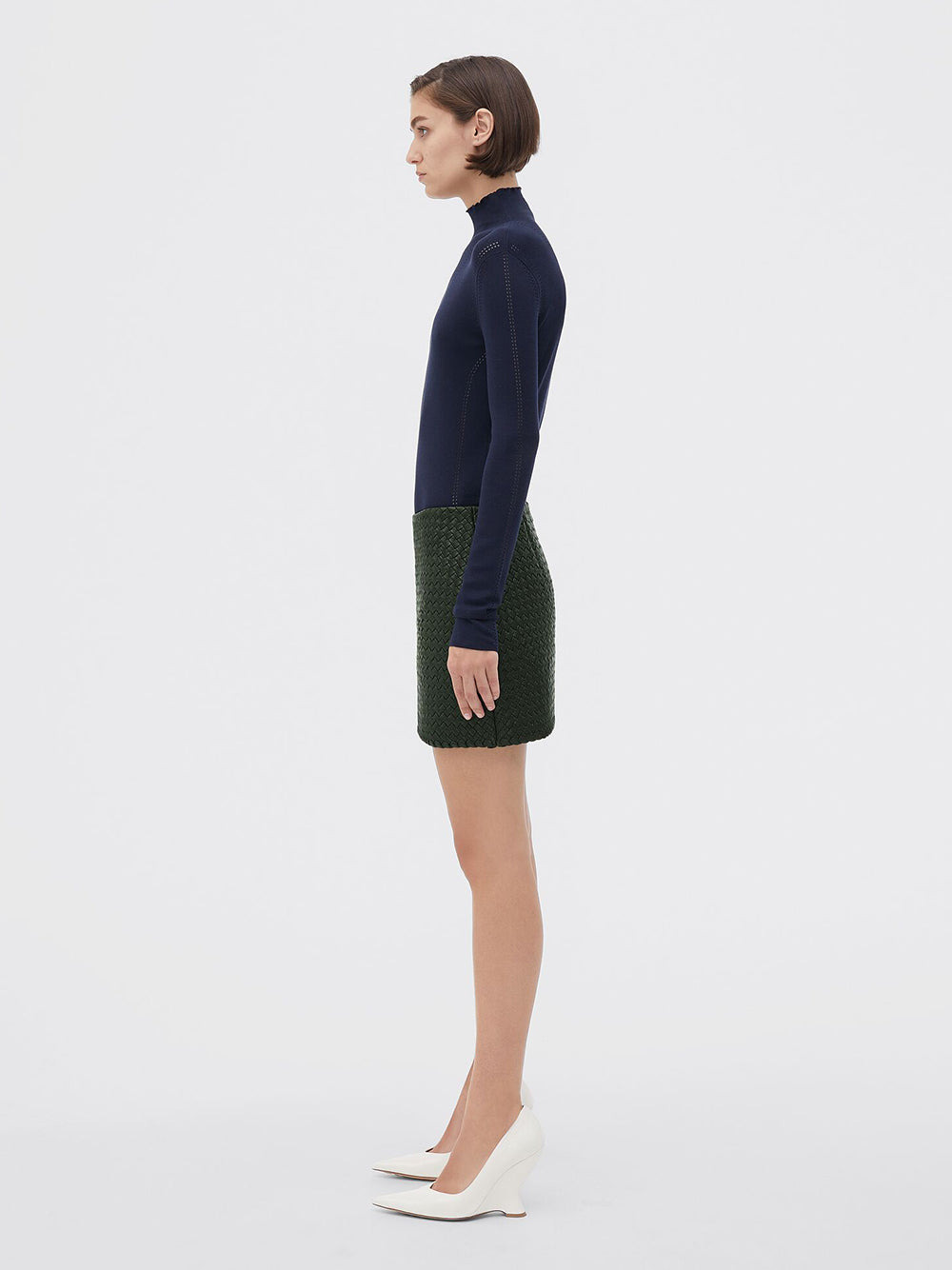 Bottega Veneta Women Gonna Pelle - 2