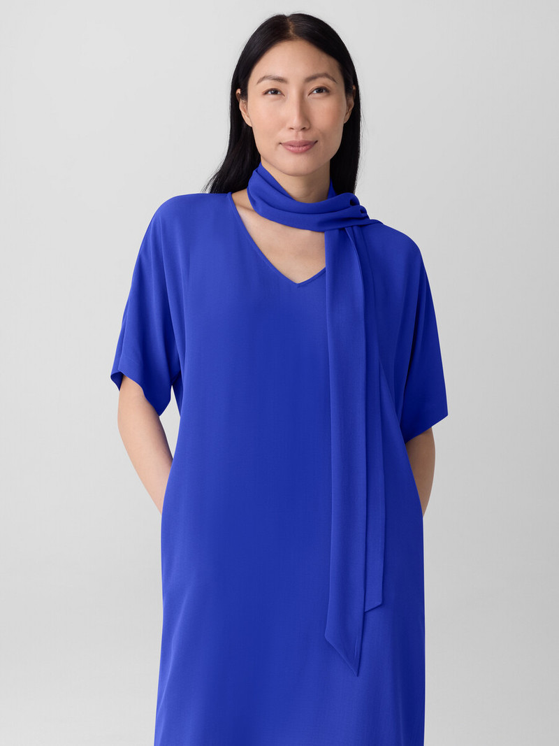 EILEEN FISHER Silk Georgette Crepe Scarf outlook