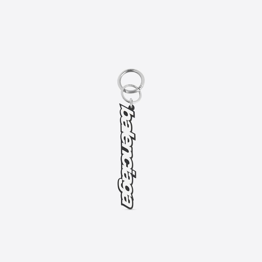 Women's Balenciaga Keychain in Black/white - 1