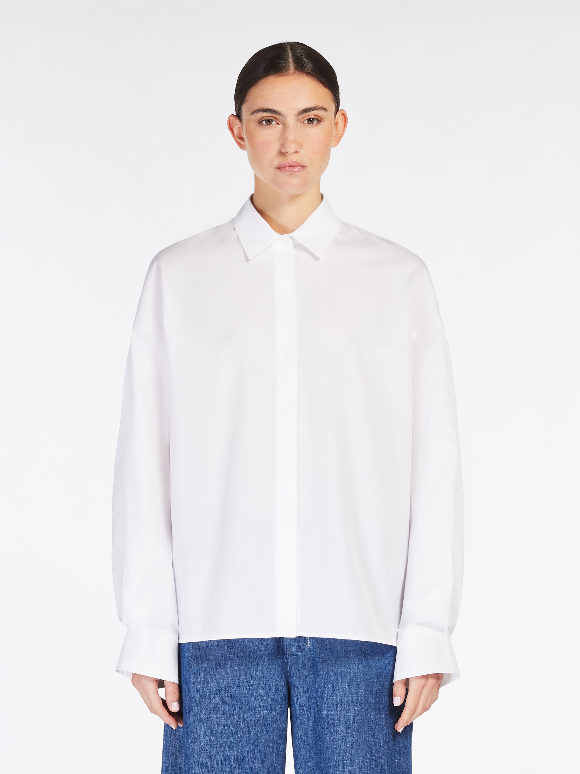 MARIKA Comfort-fit cotton poplin shirt - 3