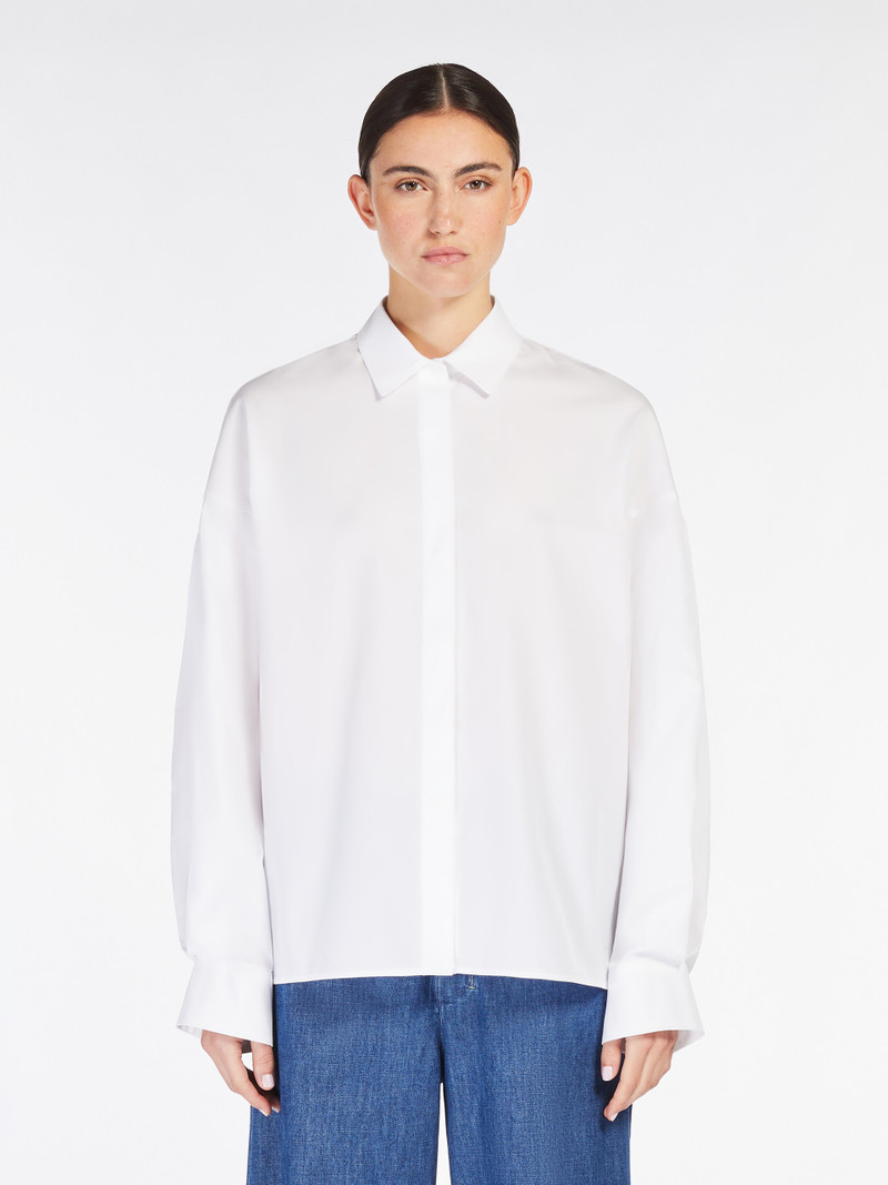 MARIKA Comfort-fit cotton poplin shirt 3