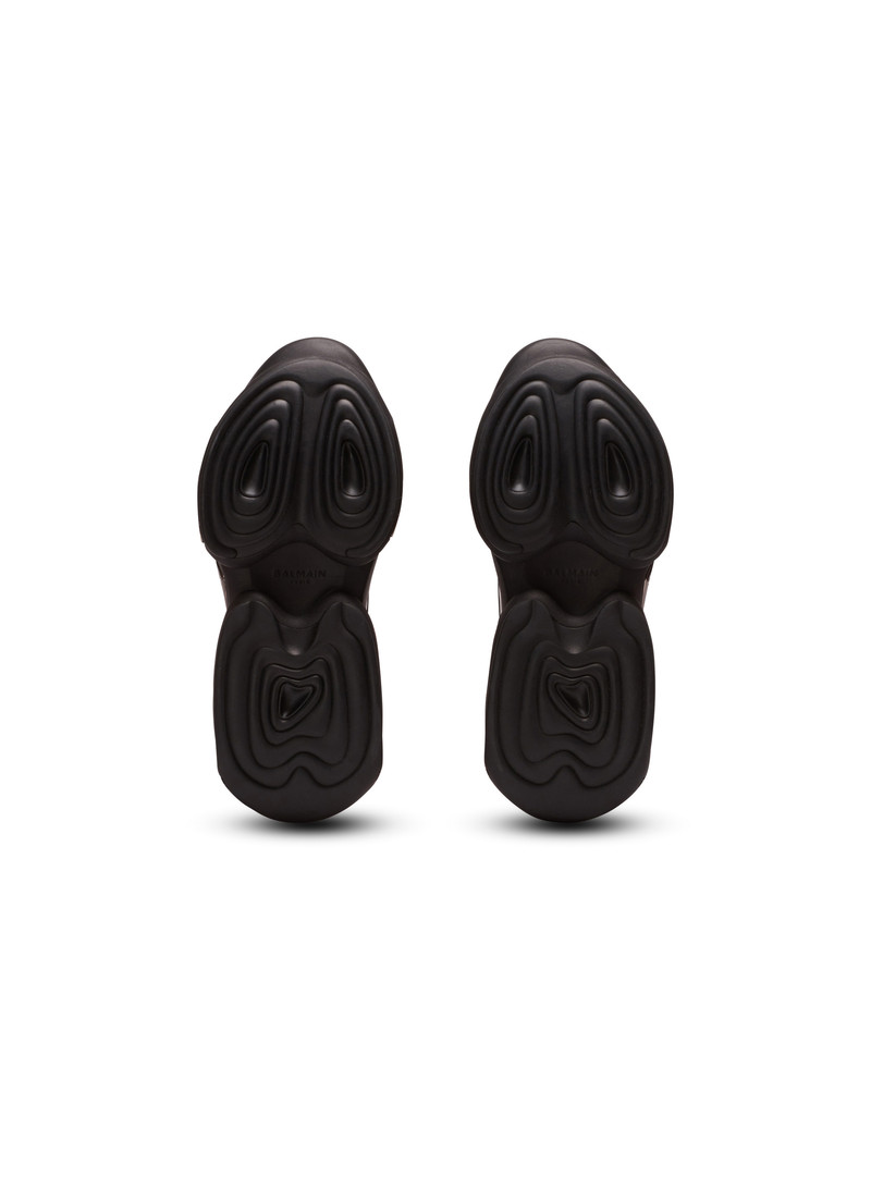 B-Bold low-top trainers in leather and suede with Balmain logo 5