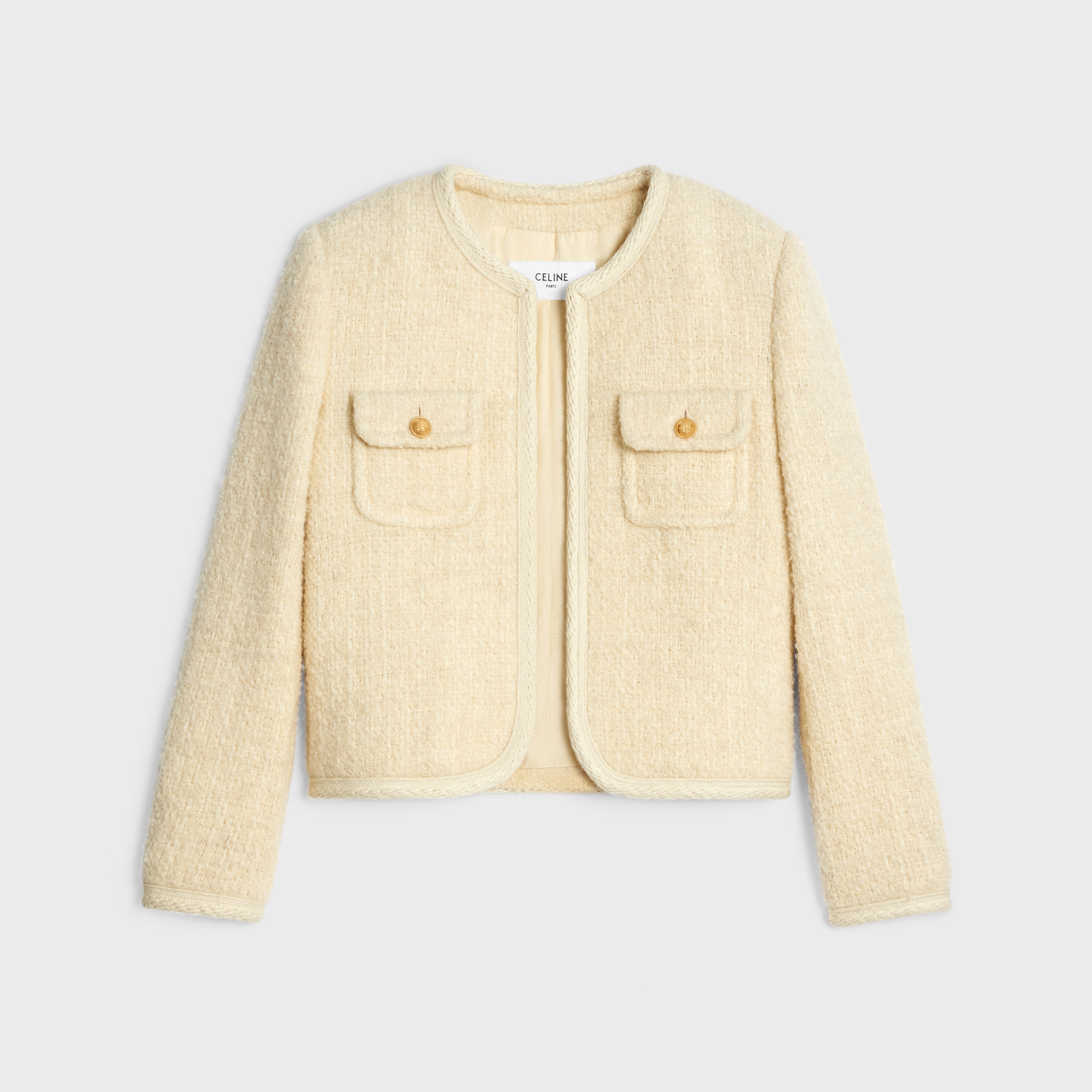 chelsea jacket in light tweed - 1