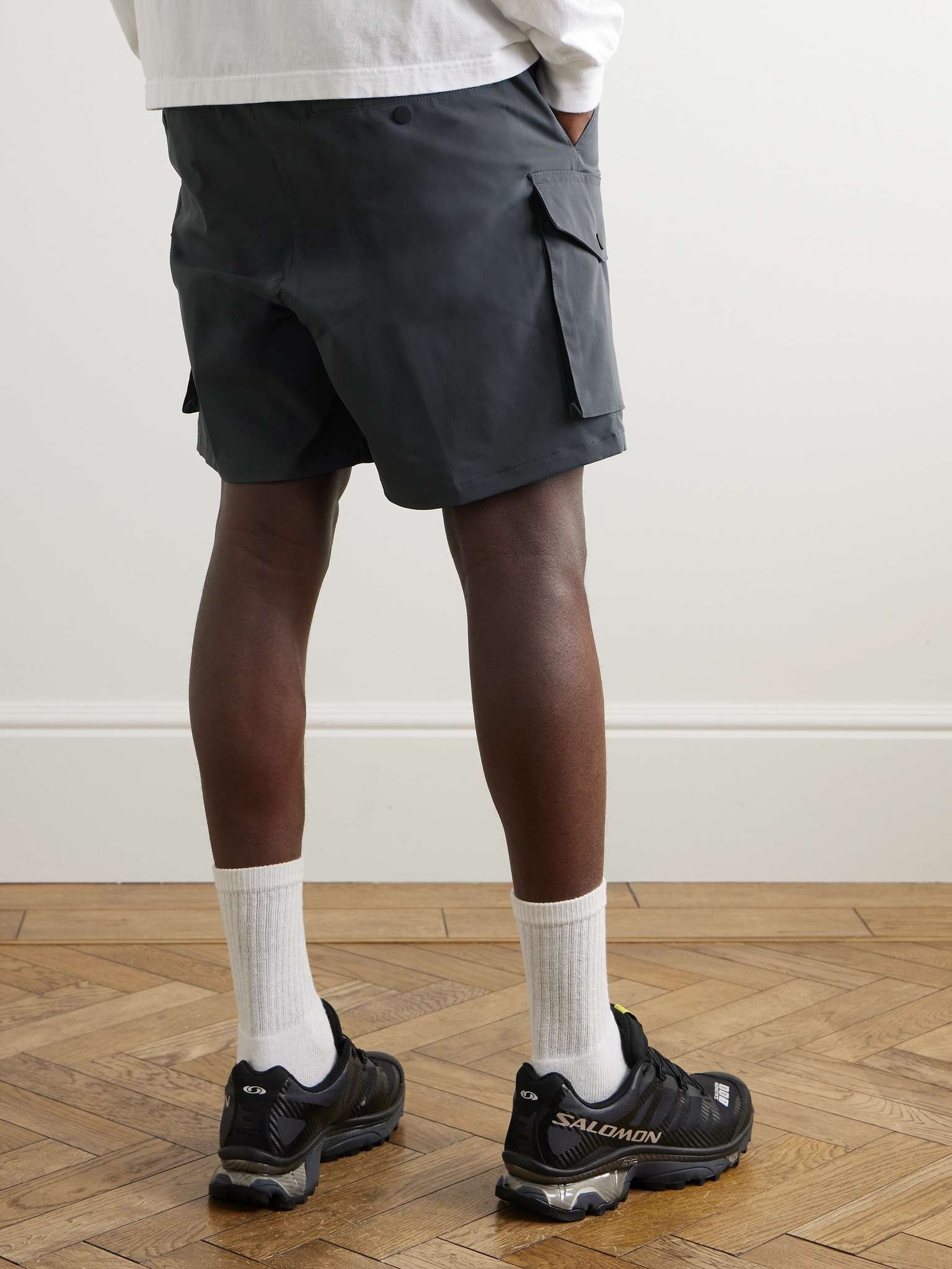 Balto Straight-Leg Shell Cargo Shorts - 3