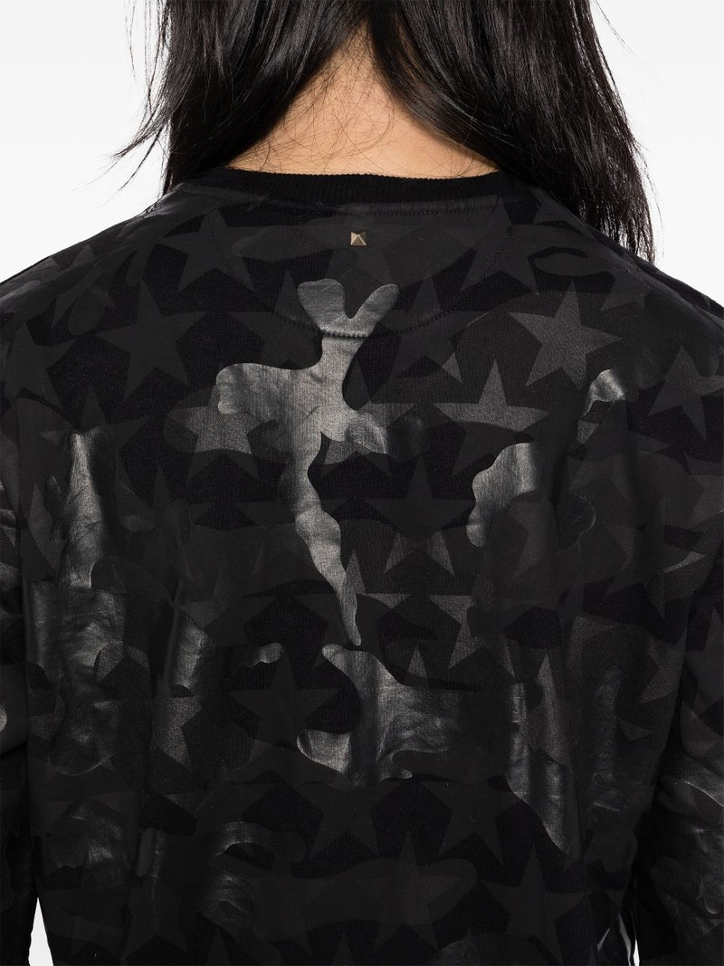 camouflage star-print sweatshirt 5