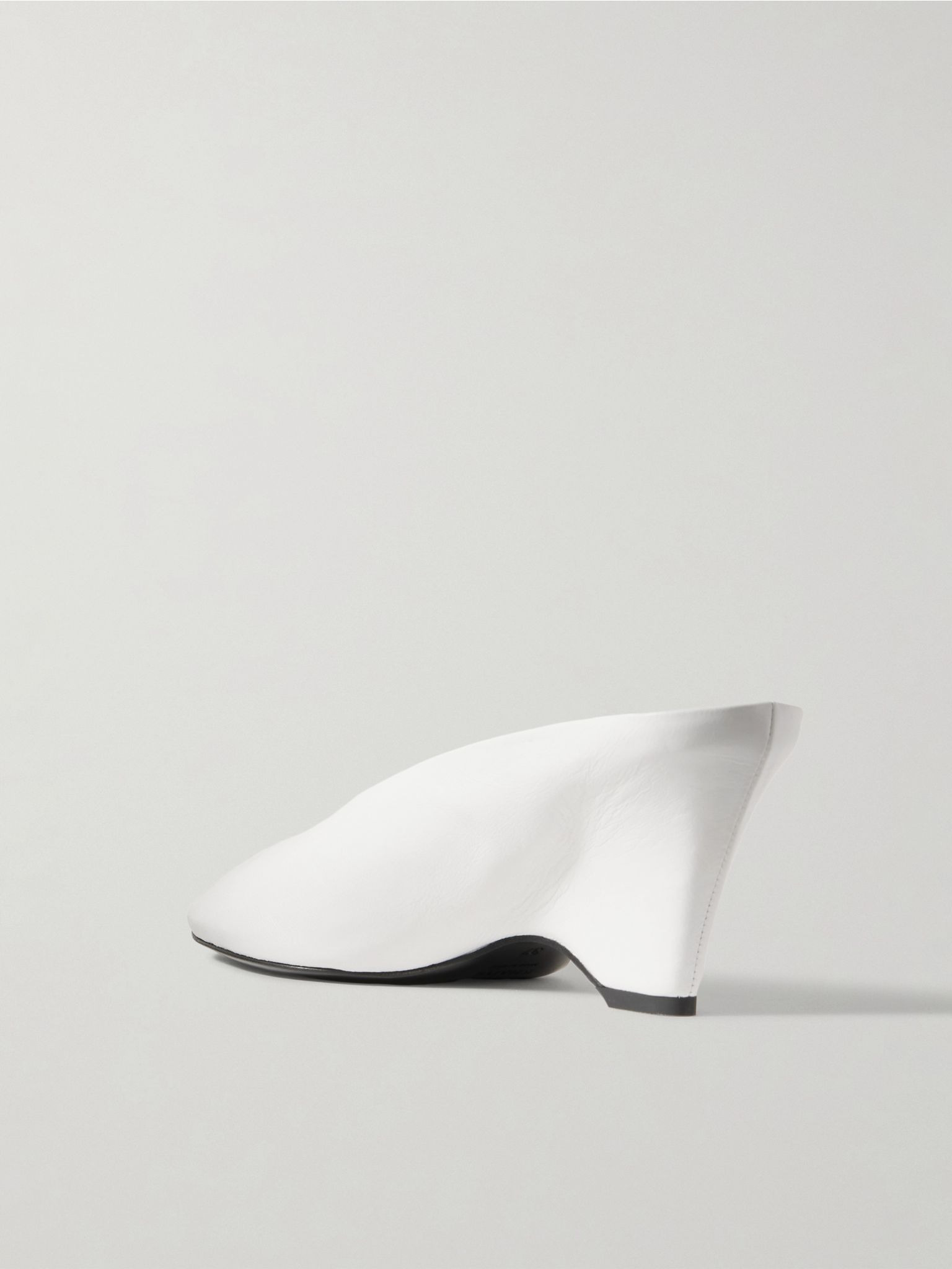 Cloak leather mules White - 3