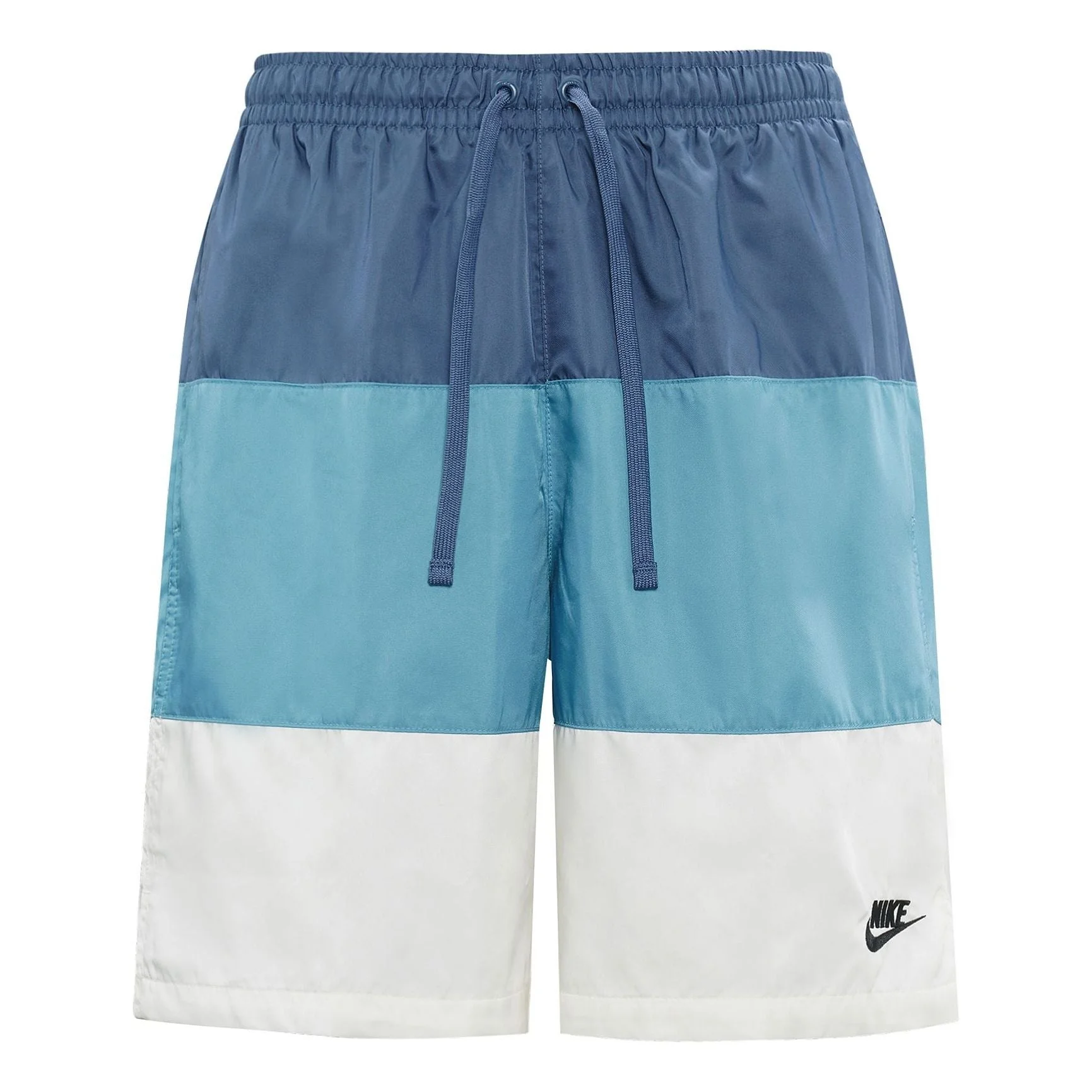 Nike Sportswear 도시 판에 의하여 길쌈되는 짧은 남자 파랑/백색 CJ4488-491 - 1