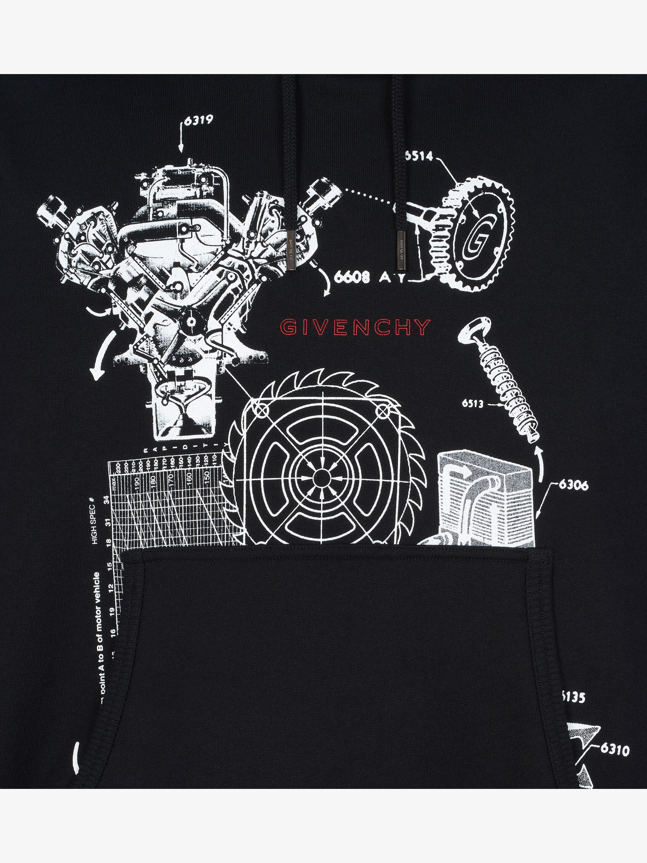 GIVENCHY Schematics oversized hoodie - 5