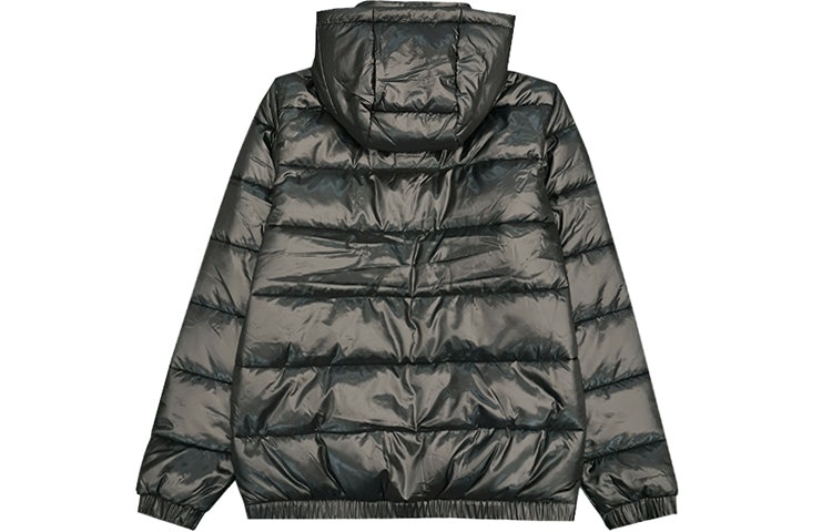 Air Jordan Athleisure Casual Sports warm hooded padded Jacket Black CQ4698-010 - 2