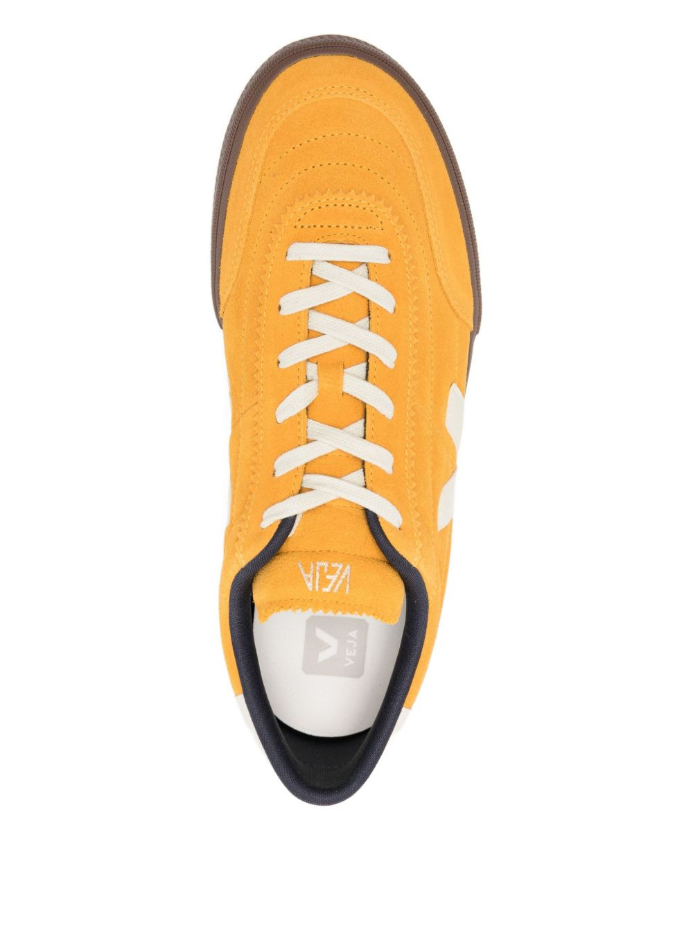 Panenka logo-detail suede sneakers - 4