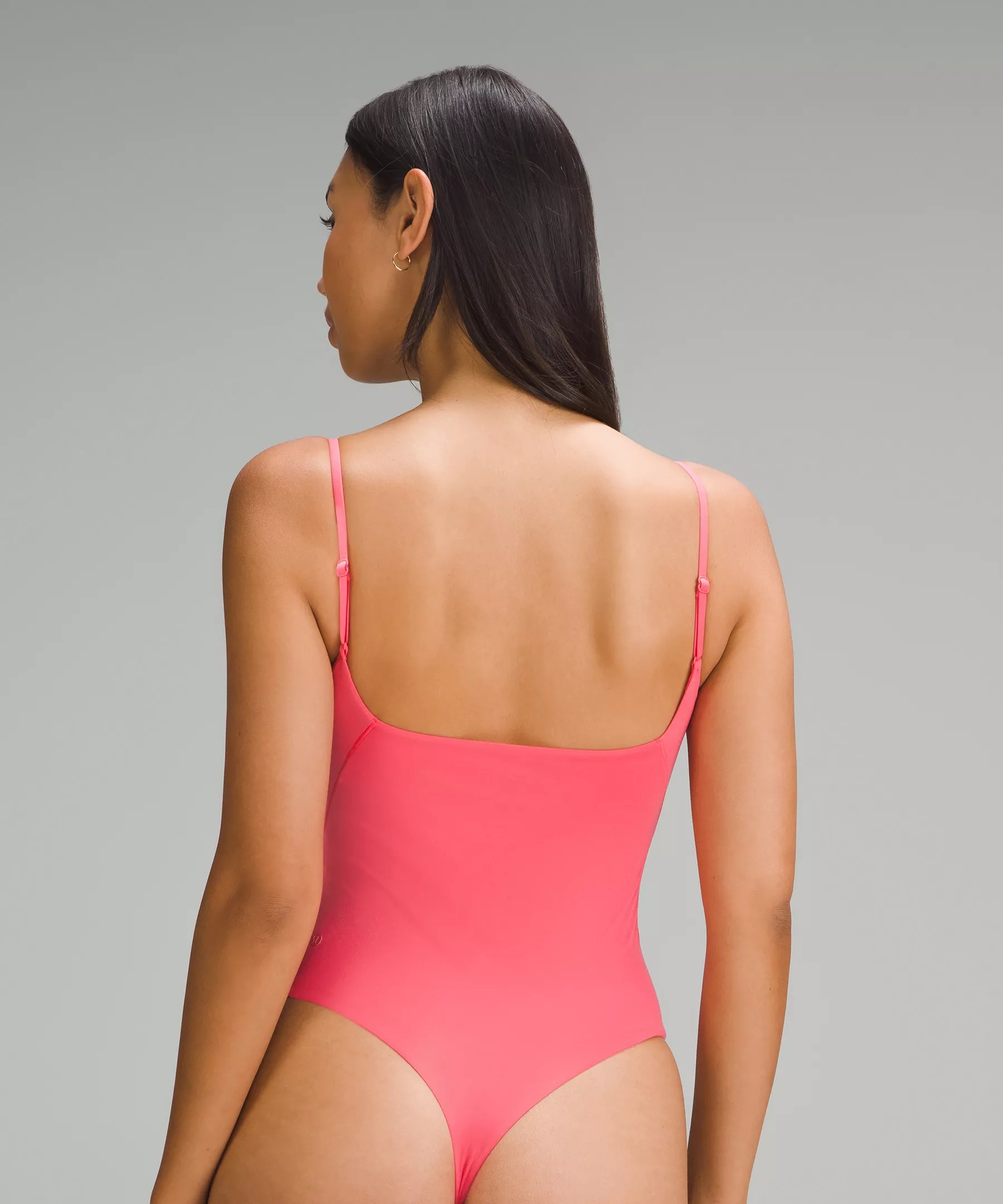 Wundermost Ultra-Soft Nulu Square-Neck Spaghetti-Strap Bodysuit - 3