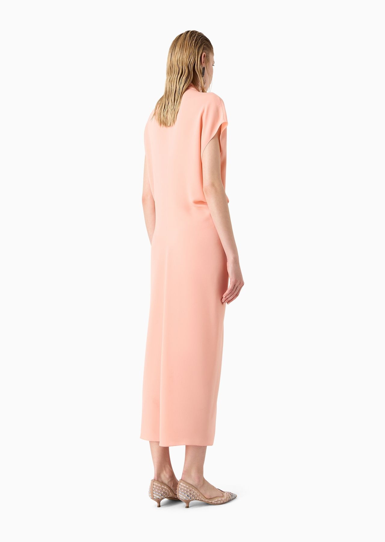 ASV triple silk georgette long dress - 3