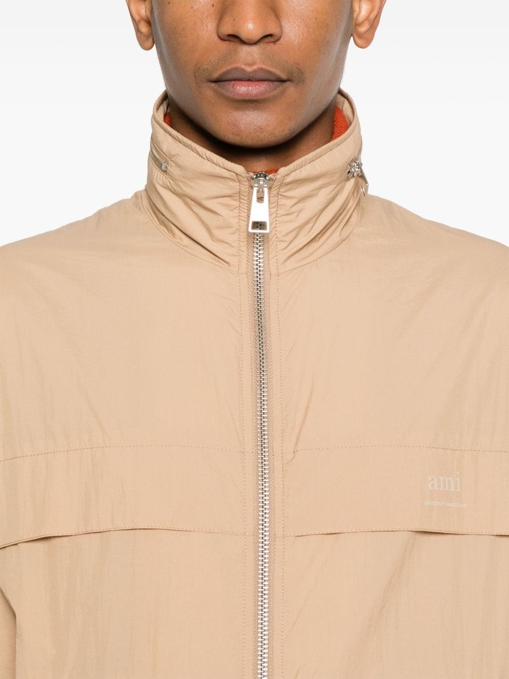 logo-print windbreaker - 5