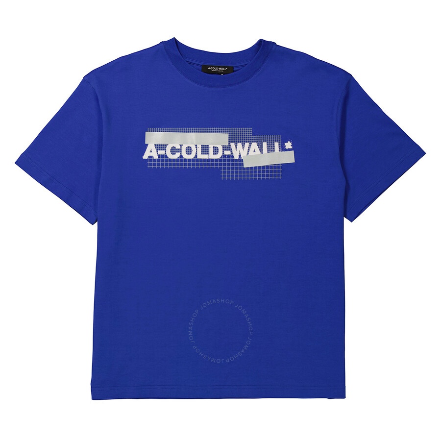 A-COLD-WALL* A Cold Wall Grid Logo-Print Cotton T-Shirt