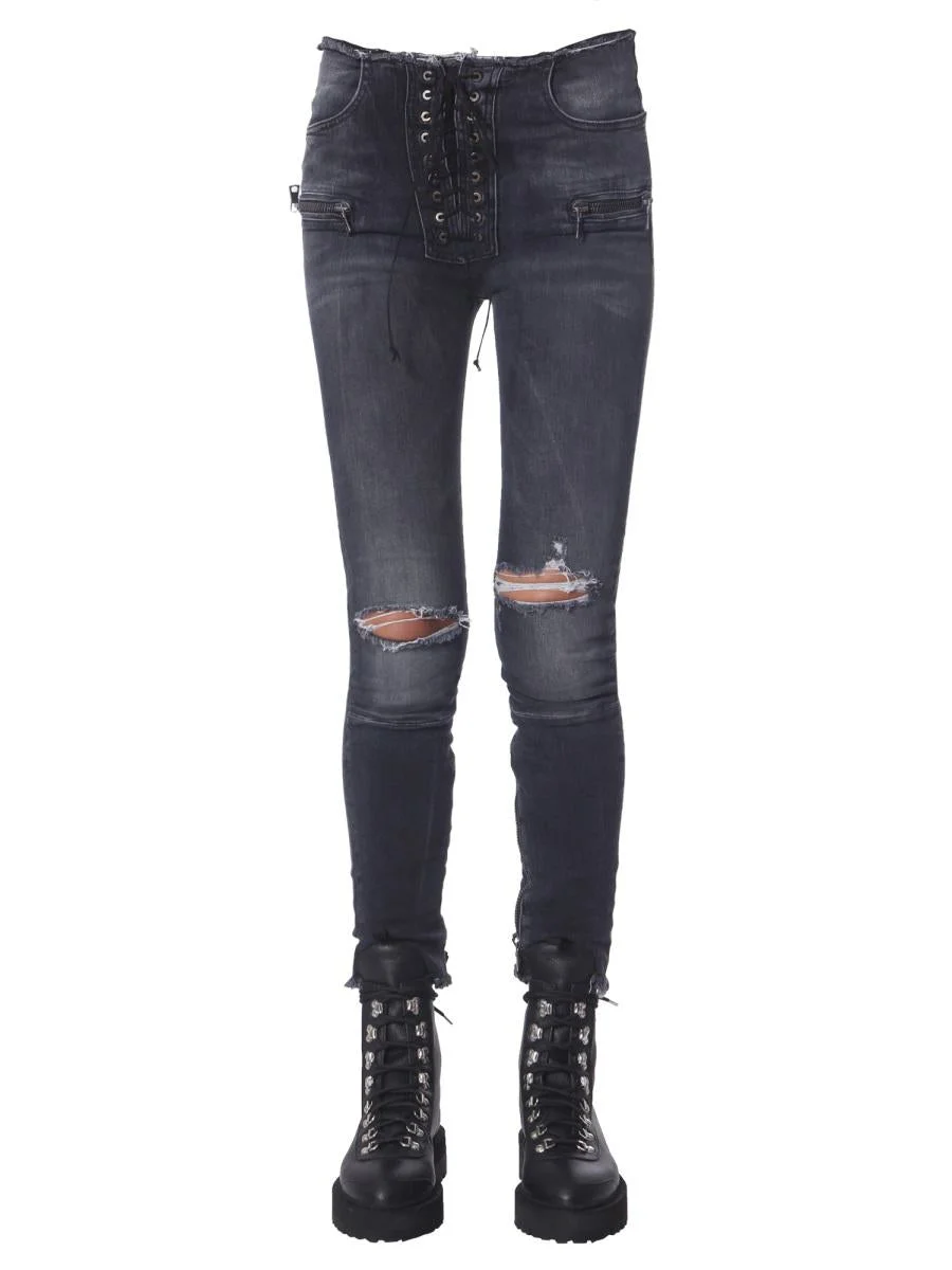 UNRAVEL PROJECT SKINNY FIT JEANS - 1